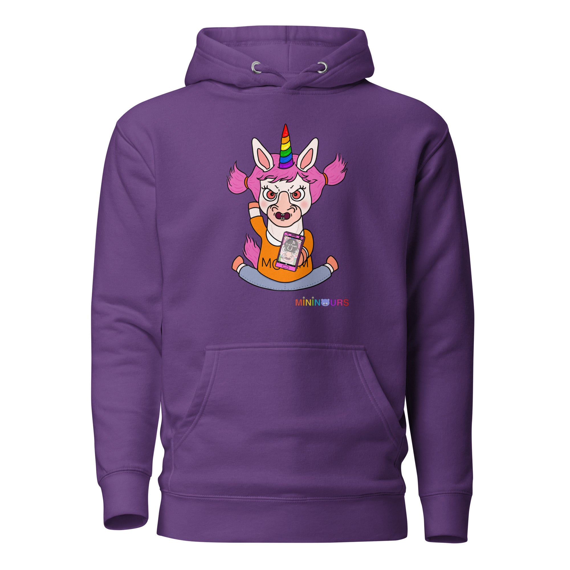Licorne - Mininours - Sweat à Capuche Unisexe
