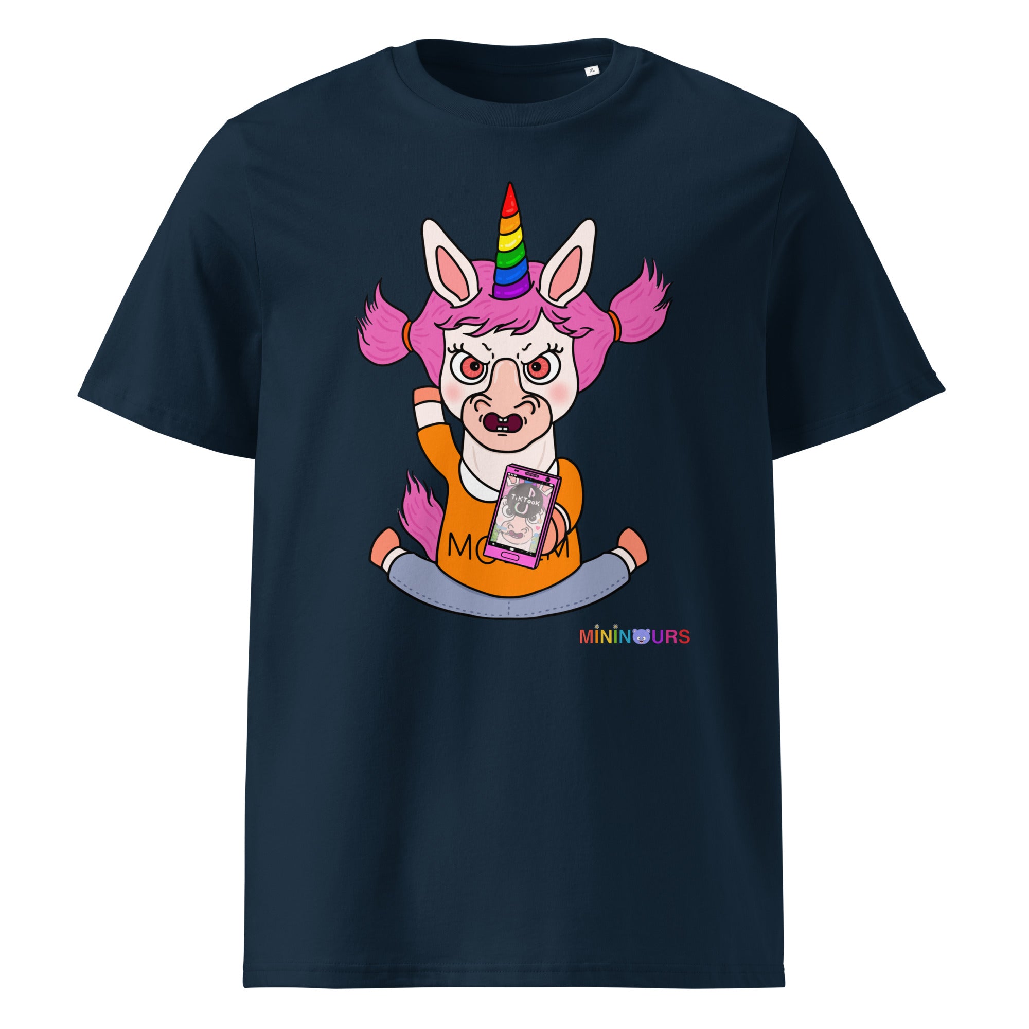 Licorne - Mininours - T-shirt unisexe en coton biologique