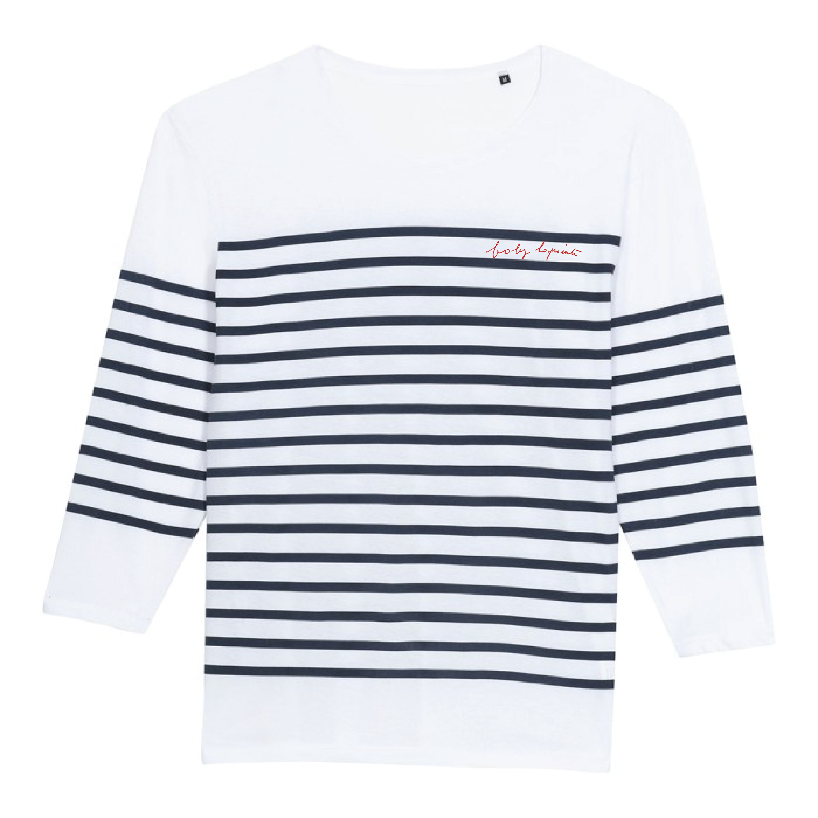 Boby Lapointe - Signature - Marinière floqué au coeur