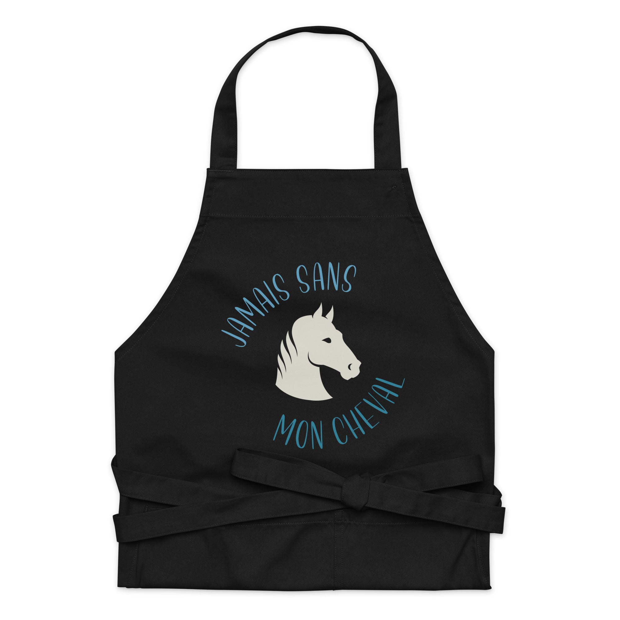 Jamais sans mon cheval - Tablier en coton biologique