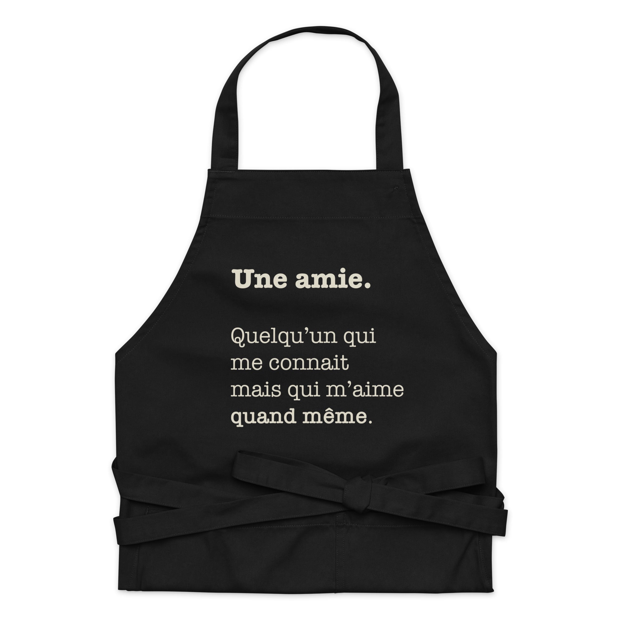 Amie - définition - Tablier en coton biologique