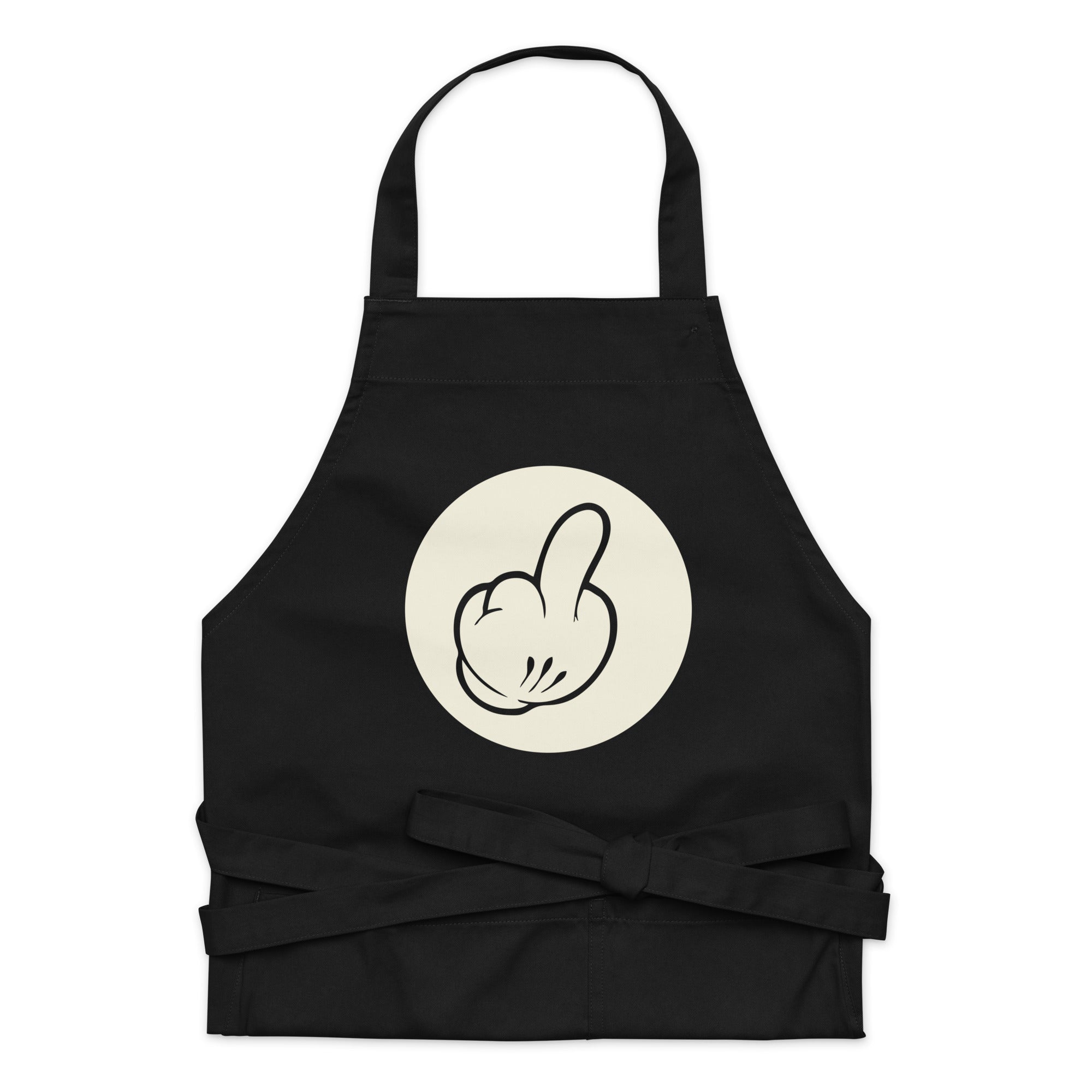 Fuck - Main de Mickey - Tablier en coton biologique