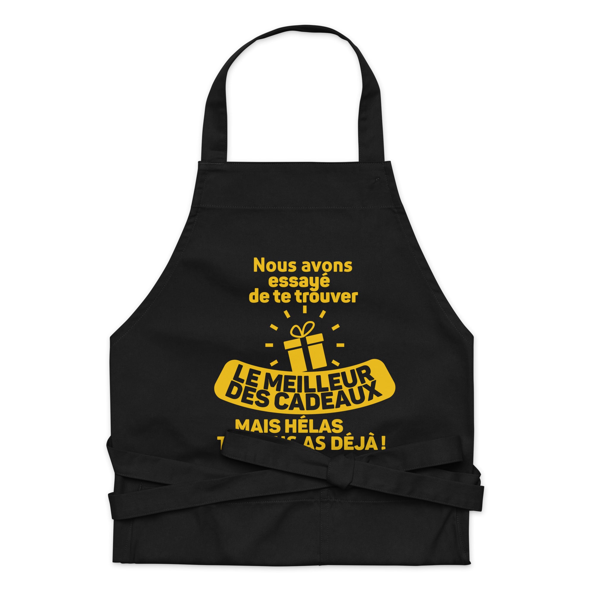 Hélas tu nous as déjà - Tablier en coton biologique