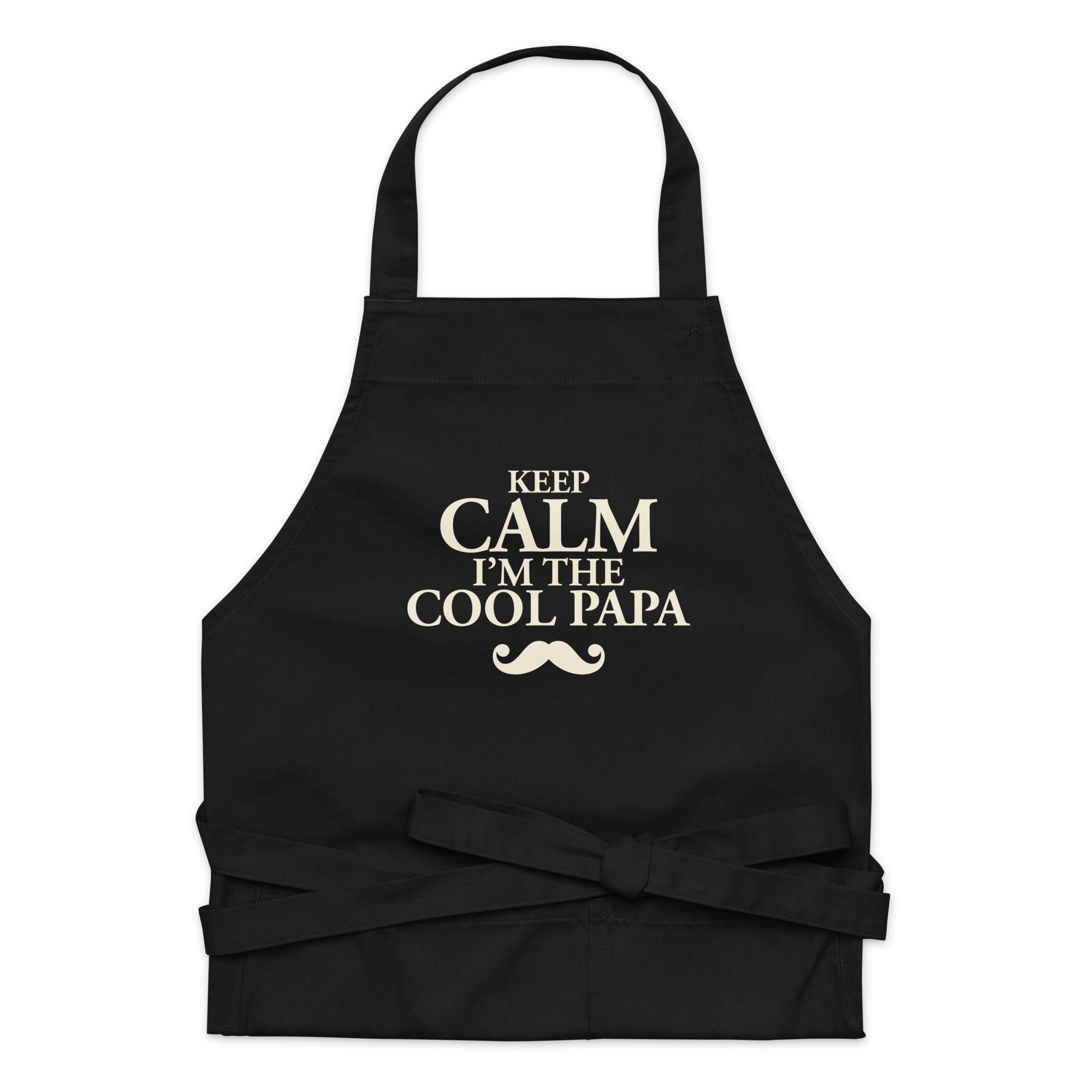 Keep calm papa - Tablier en coton biologique