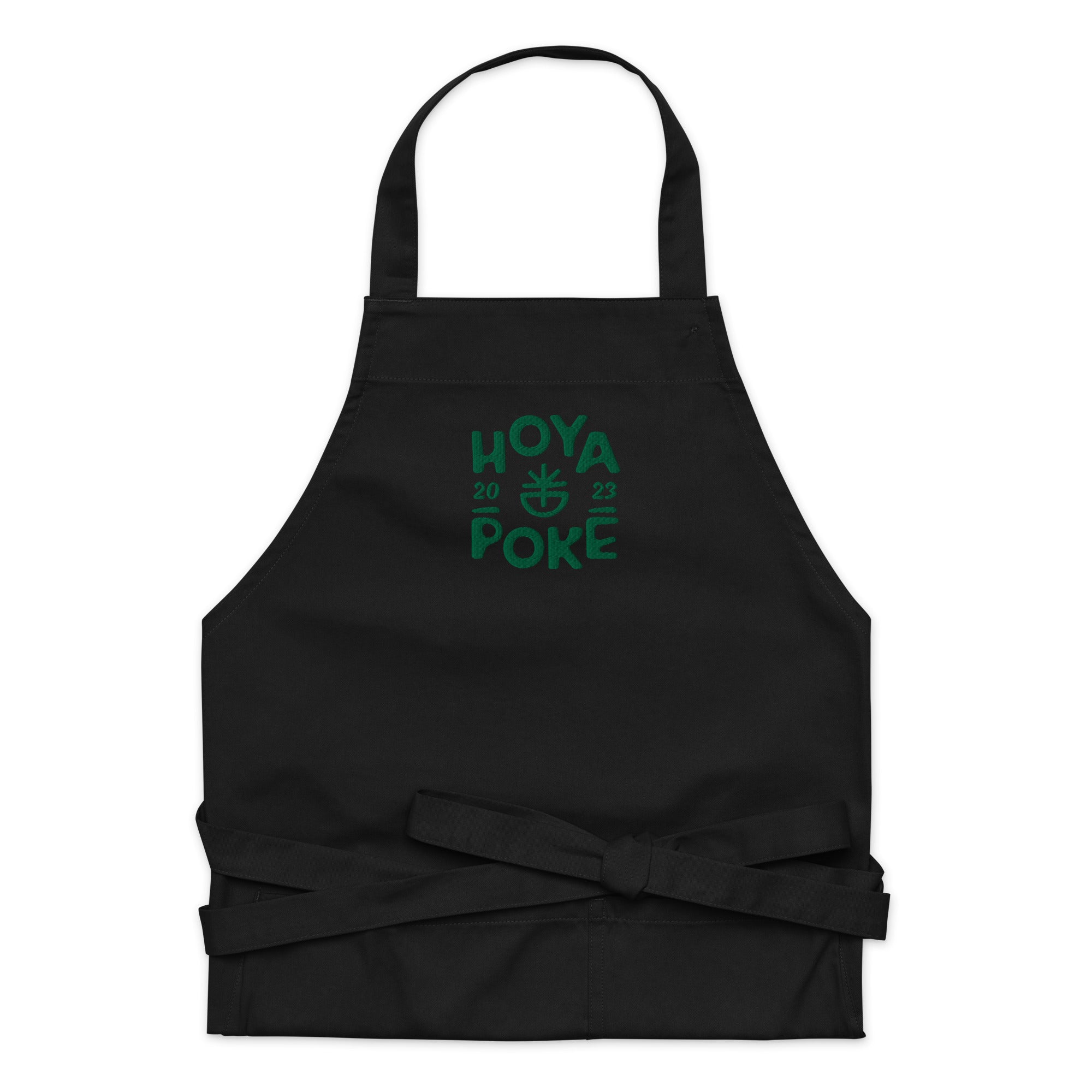 Hoya Poké - Tablier en coton biologique brodé