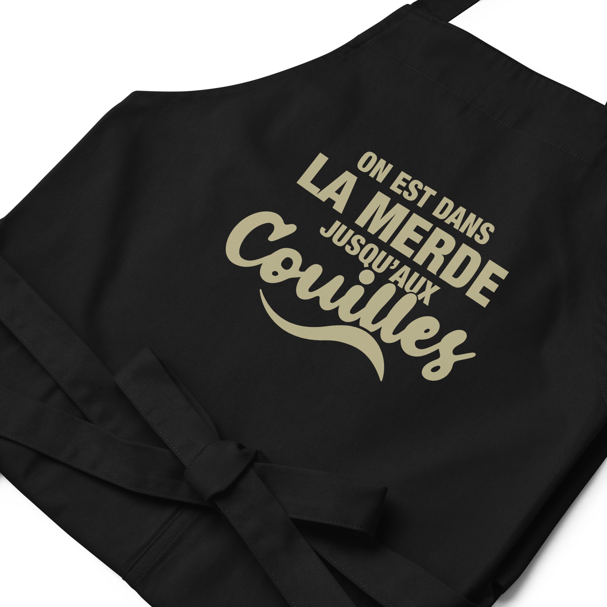 Dans la merde - Tablier en coton biologique
