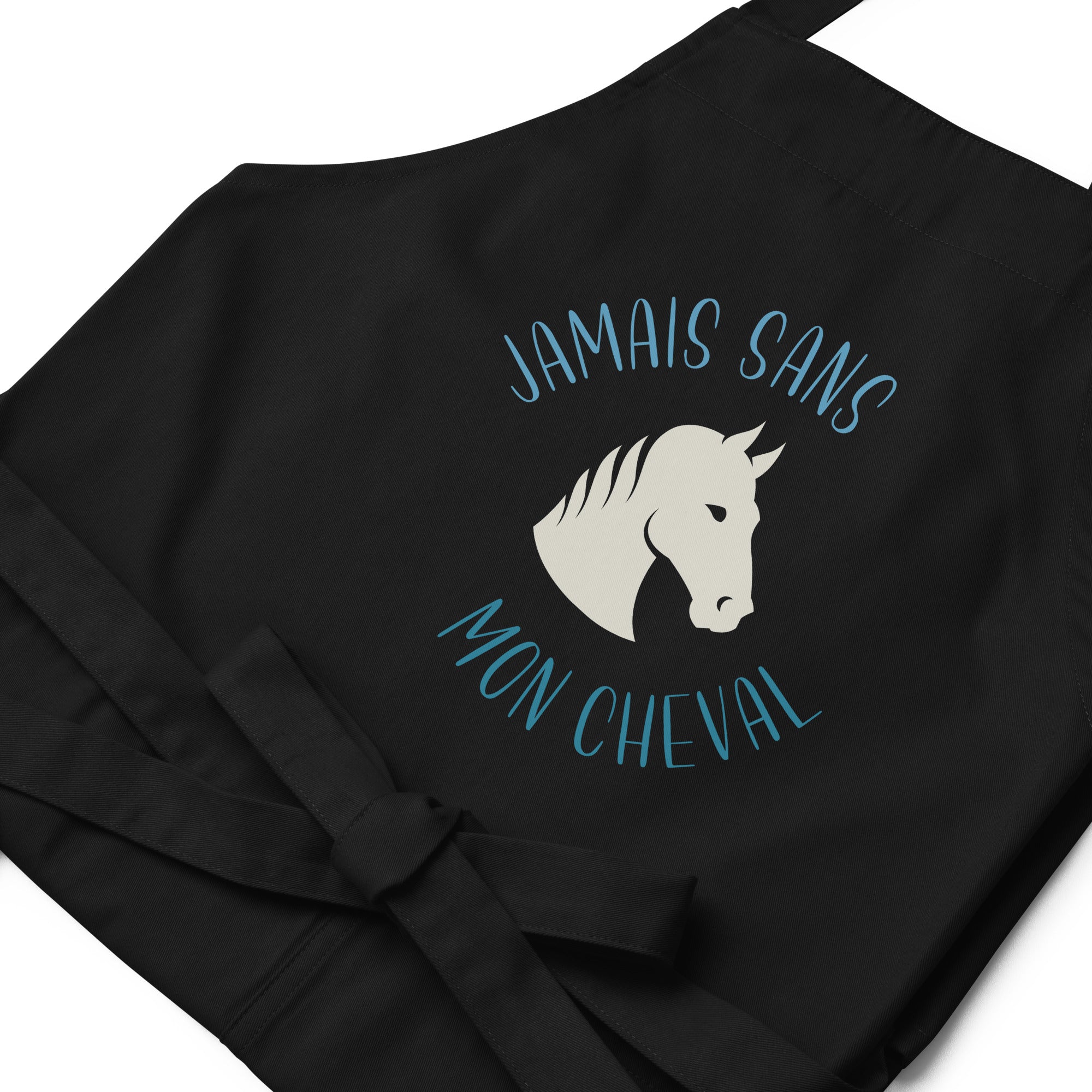 Jamais sans mon cheval - Tablier en coton biologique