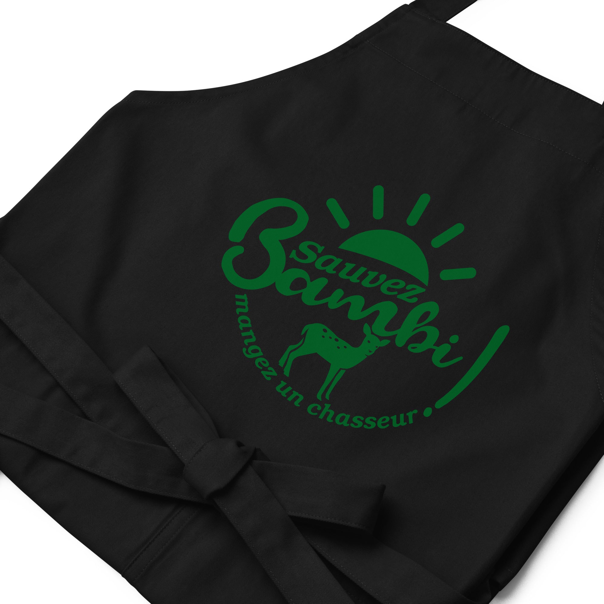 Sauvez bambi - Tablier en coton biologique