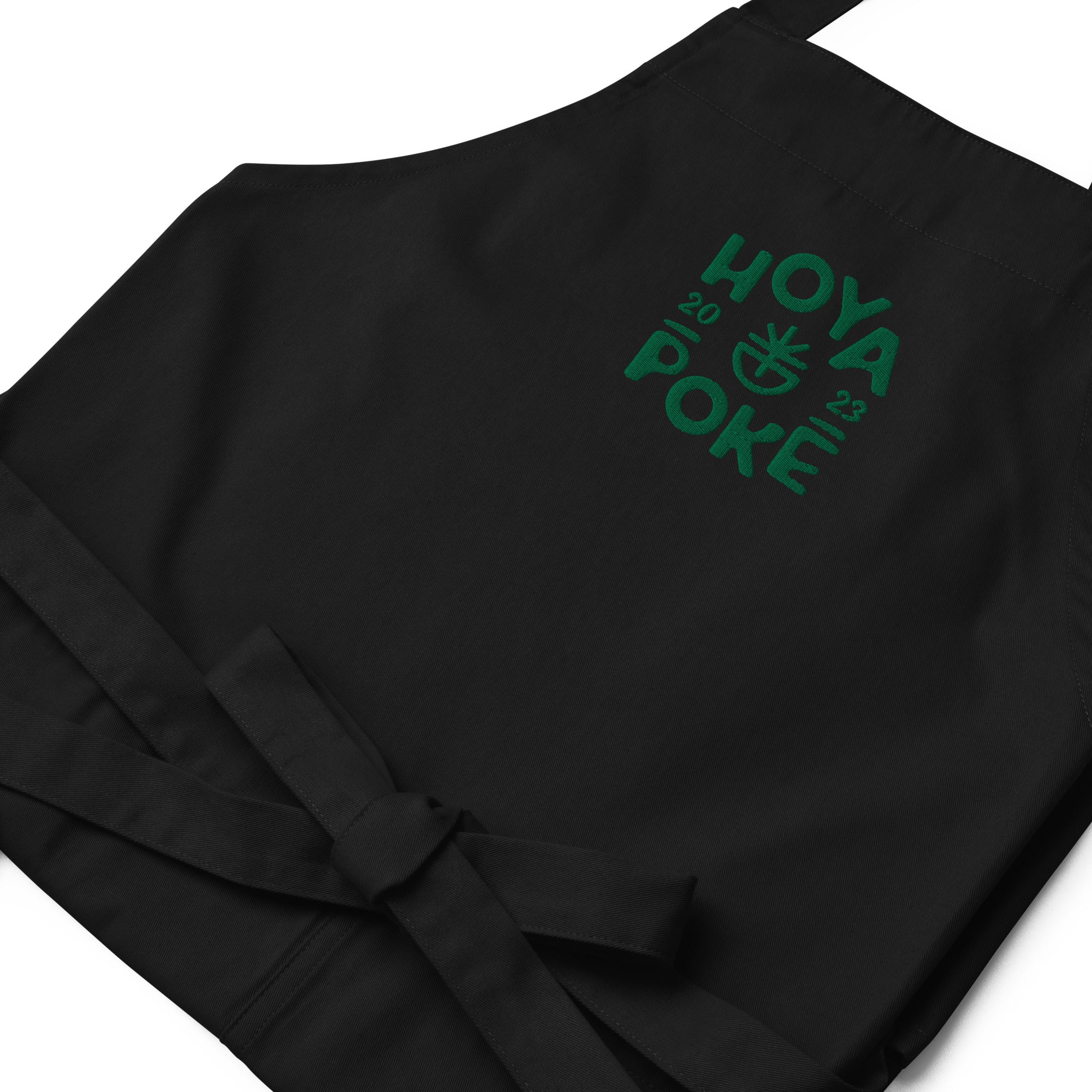 Hoya Poké - Tablier en coton biologique brodé