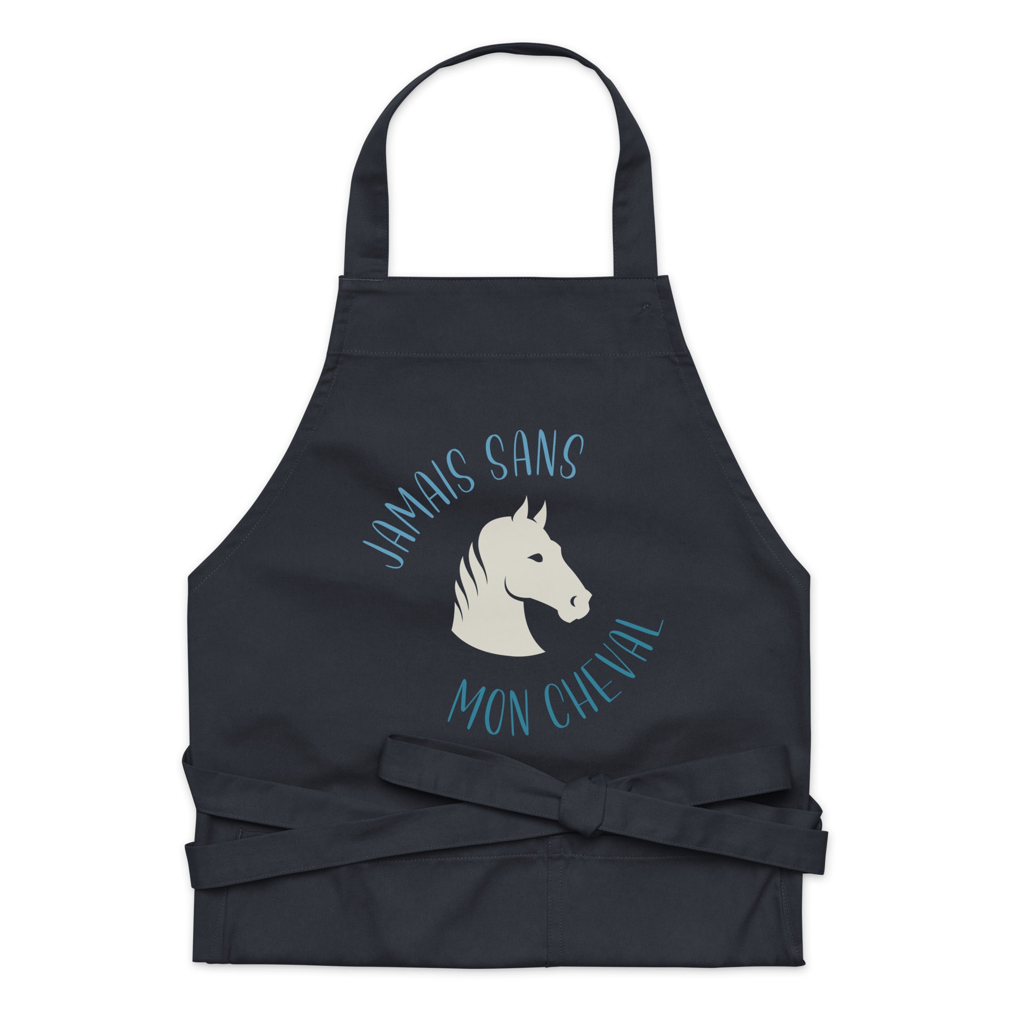 Jamais sans mon cheval - Tablier en coton biologique
