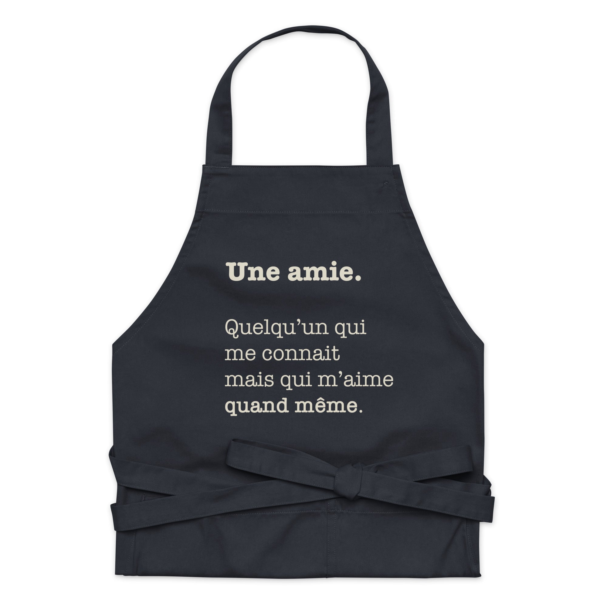 Amie - définition - Tablier en coton biologique