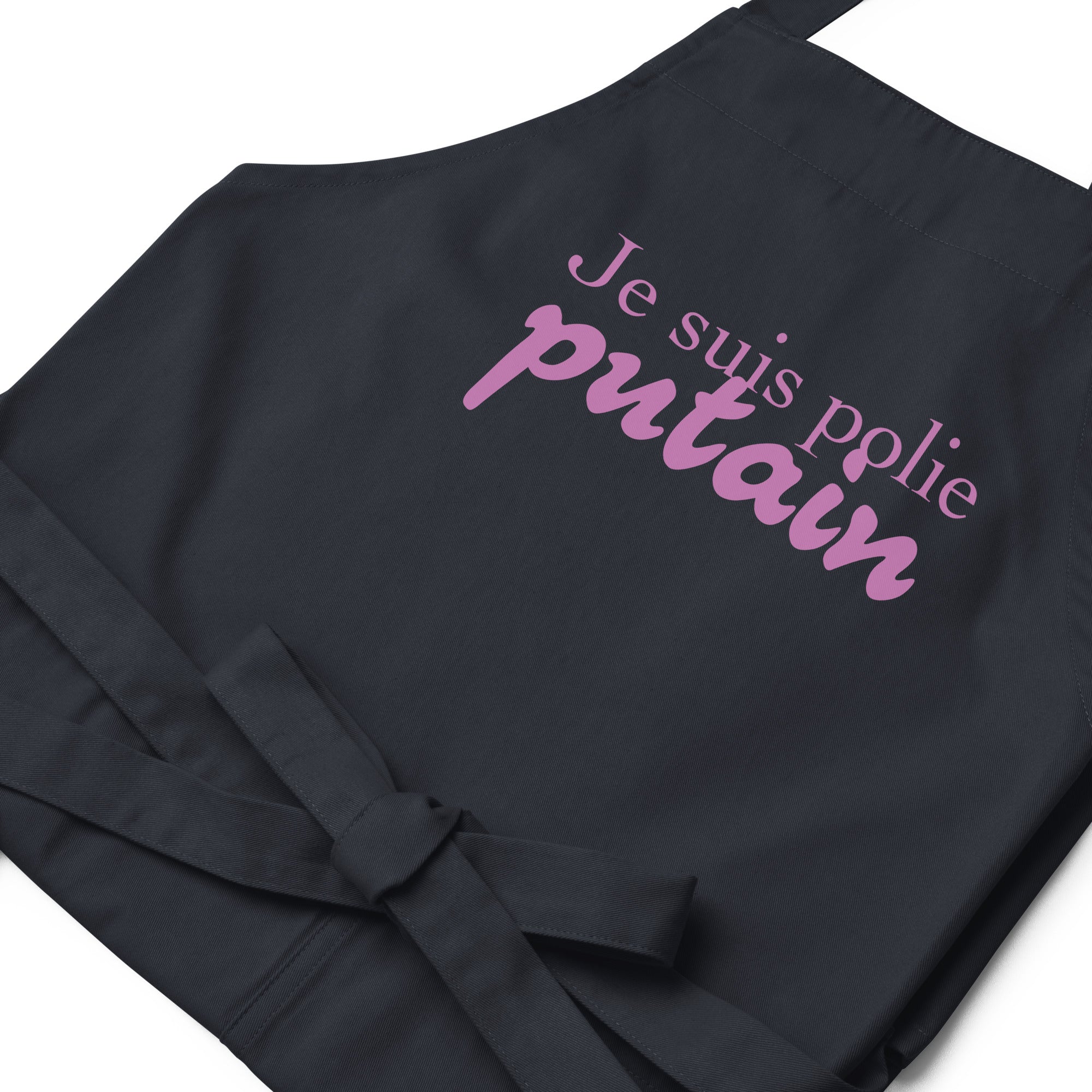 Je suis polie - Tablier en coton biologique