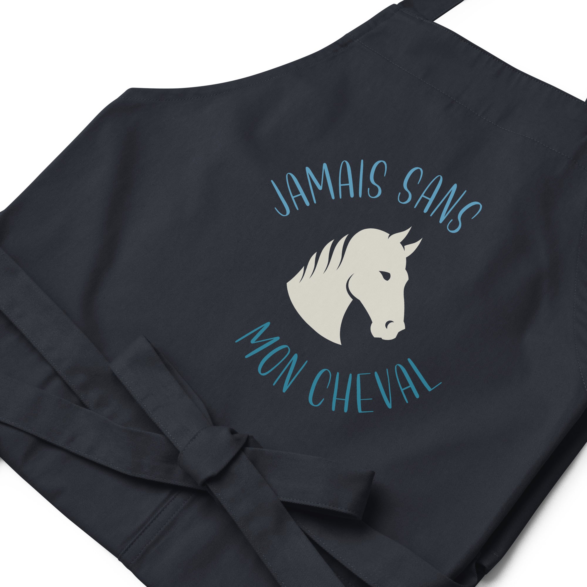 Jamais sans mon cheval - Tablier en coton biologique