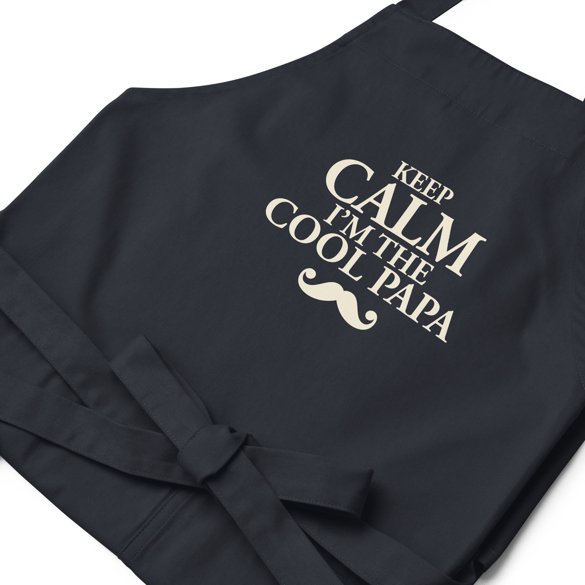 Keep calm papa - Tablier en coton biologique