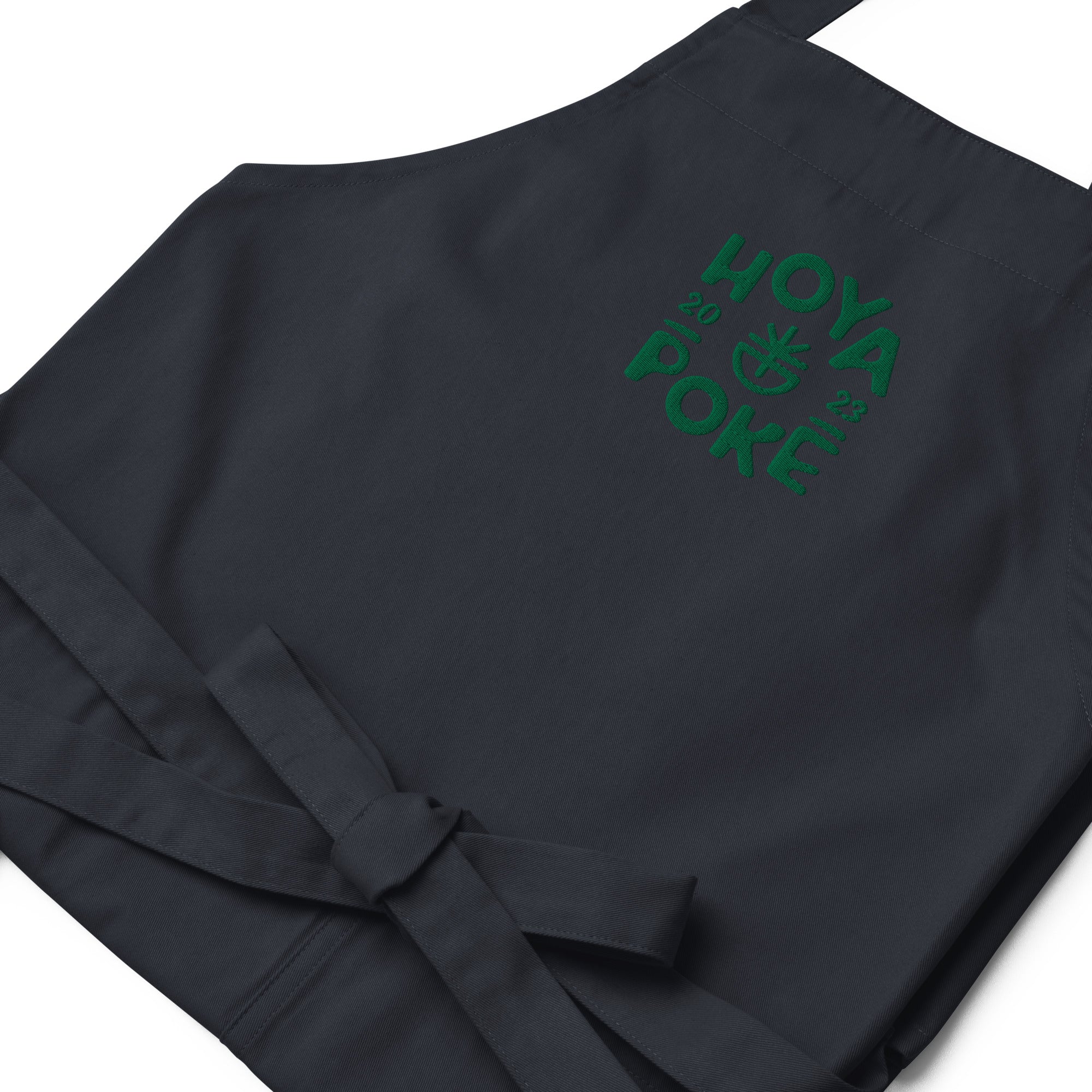 Hoya Poké - Tablier en coton biologique brodé