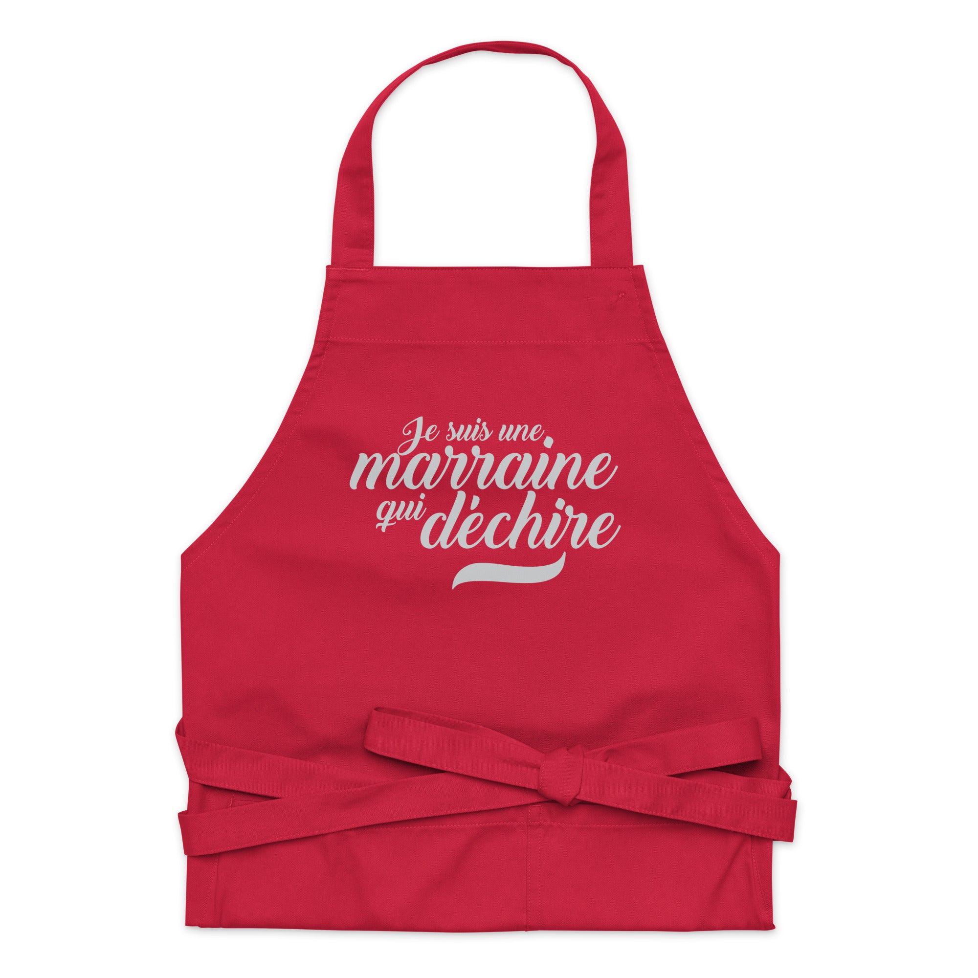 Je suis une marraine qui déchire - Tablier en coton biologique