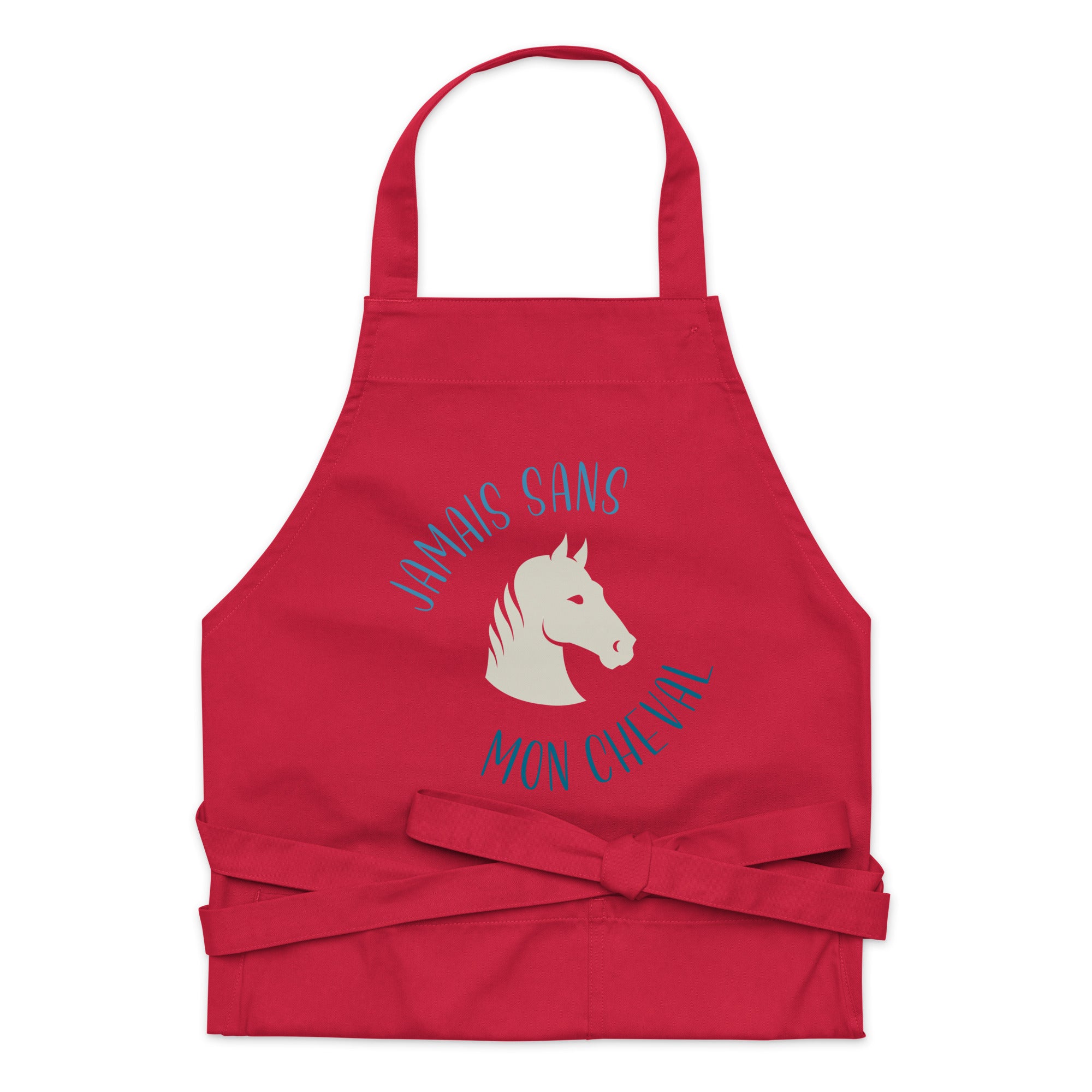 Jamais sans mon cheval - Tablier en coton biologique