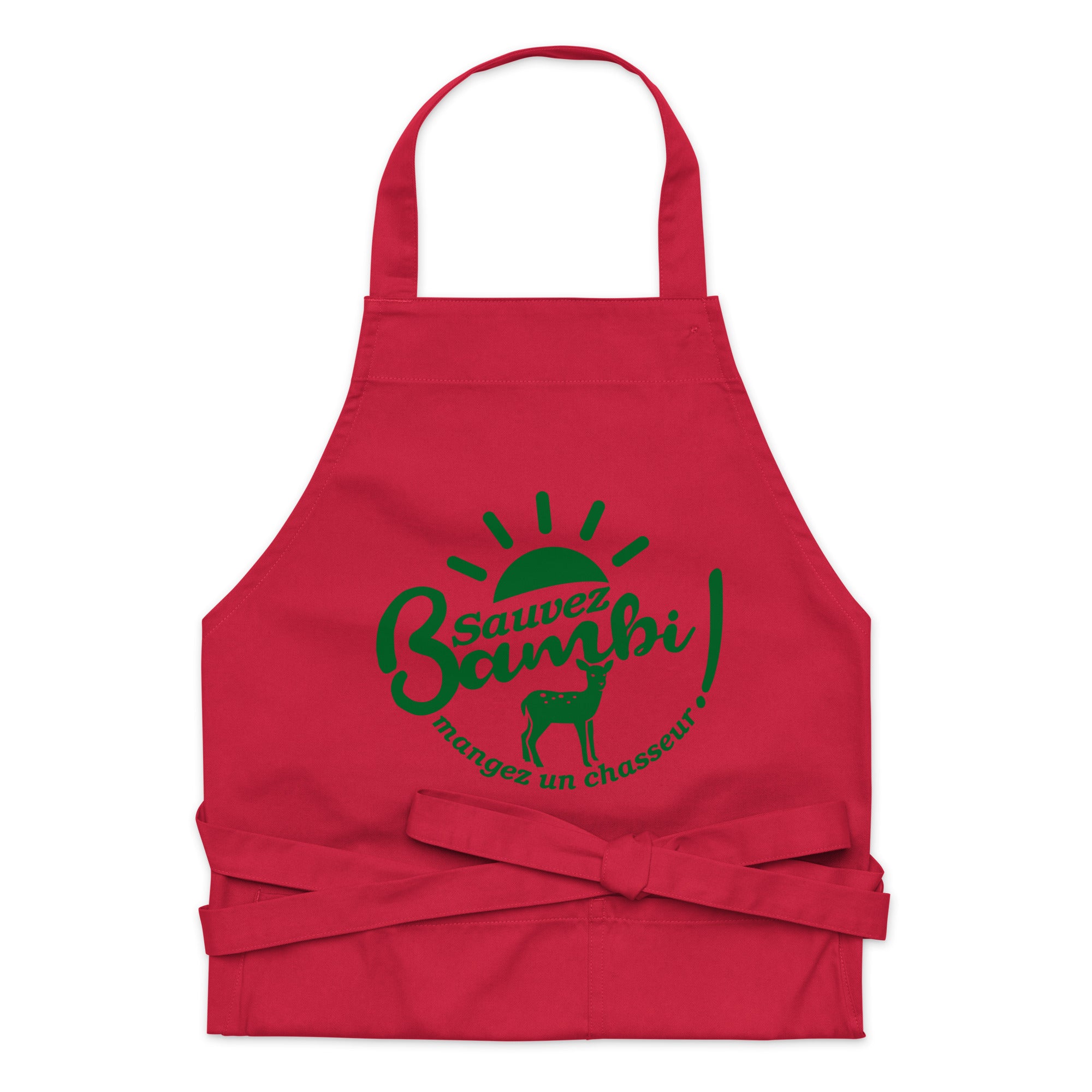Sauvez bambi - Tablier en coton biologique