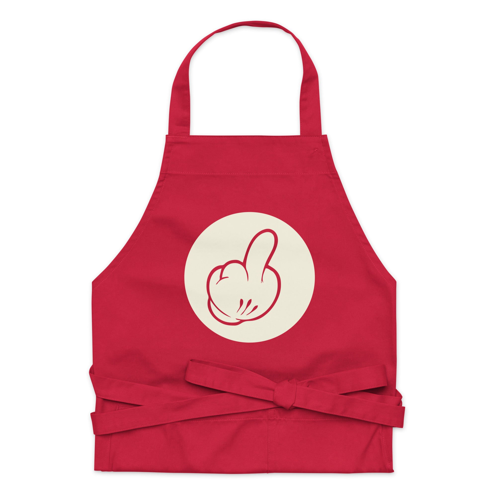 Fuck - Main de Mickey - Tablier en coton biologique