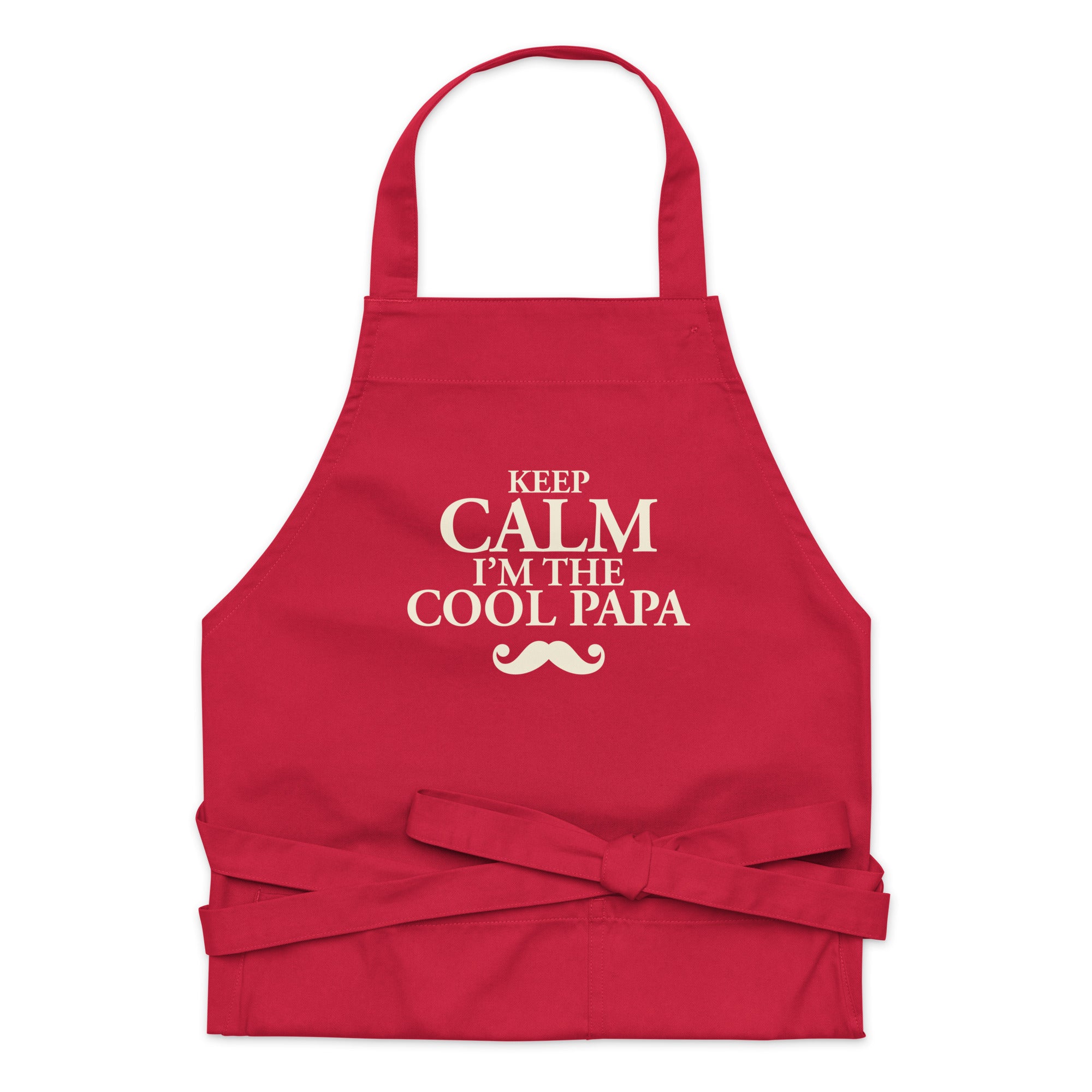 Keep calm papa - Tablier en coton biologique