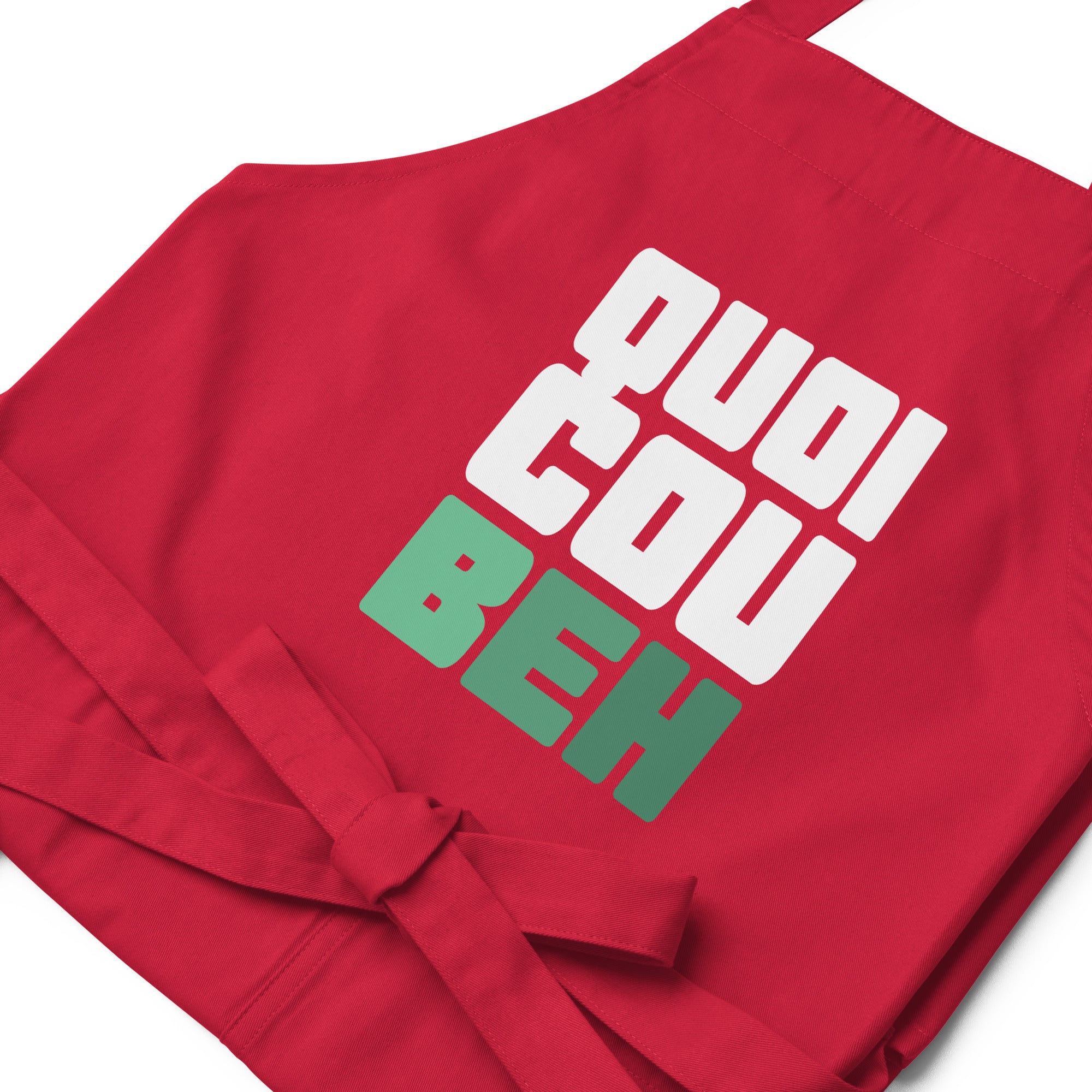 Quoicoubeh - Tablier en coton biologique