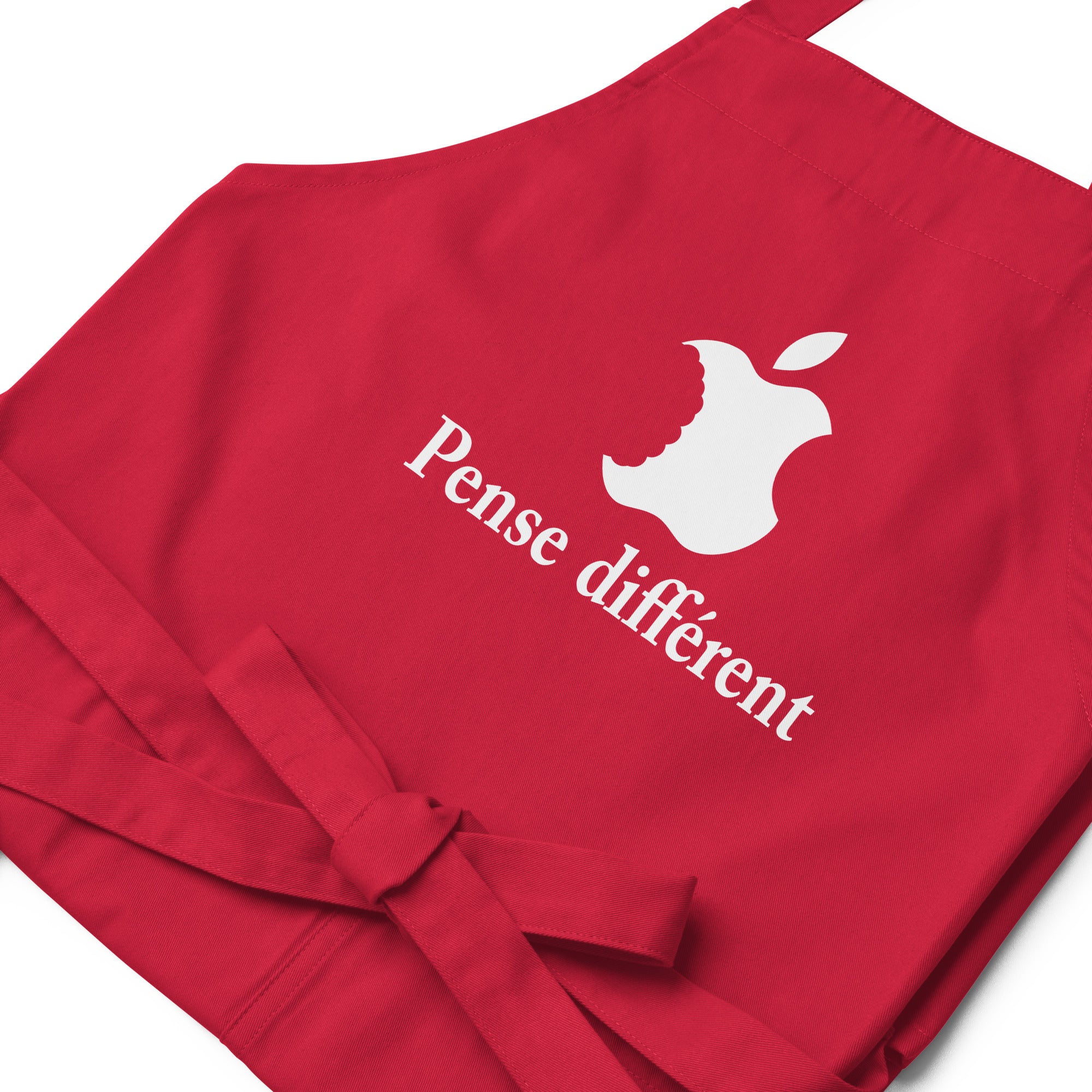 Pense différent - Tablier en coton biologique