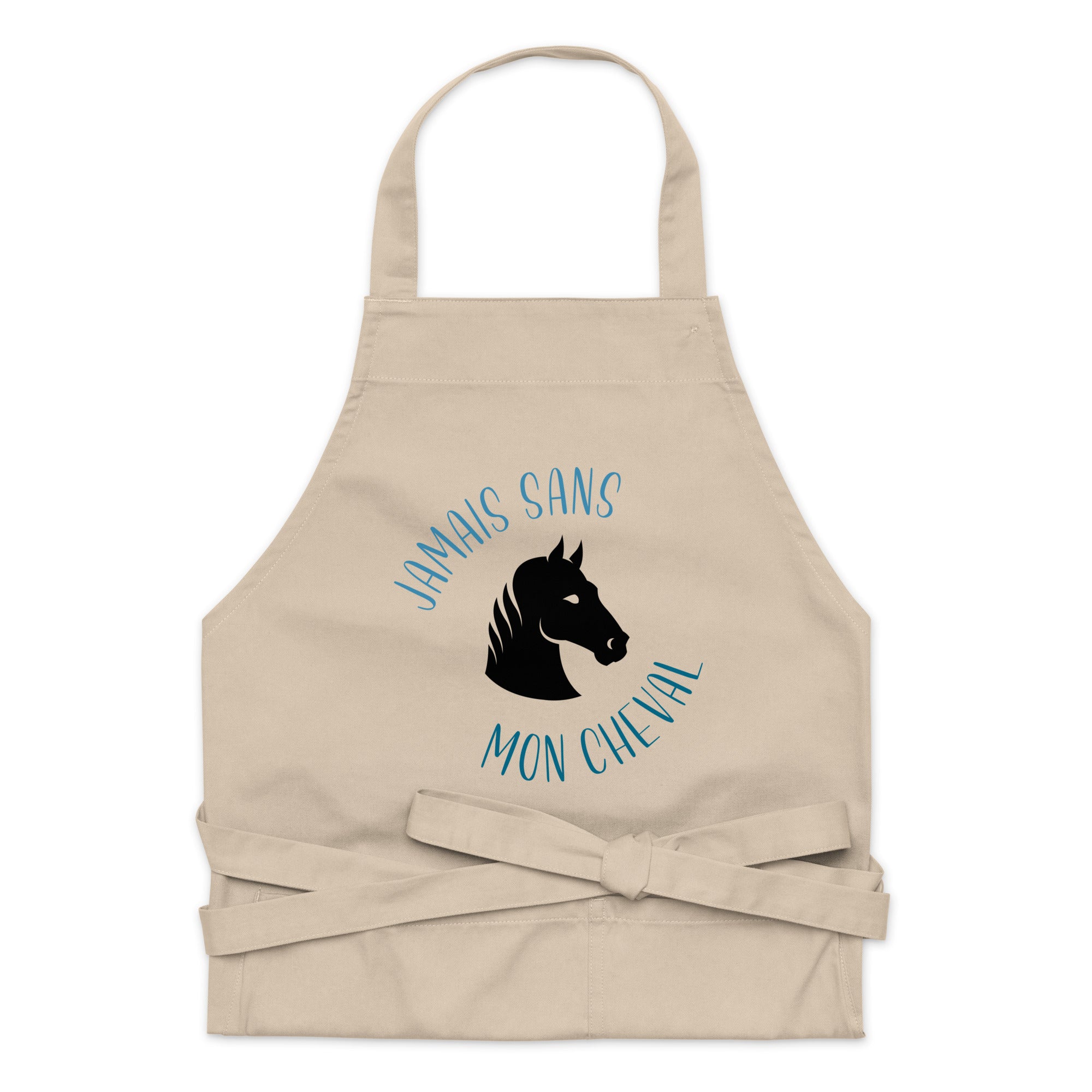 Jamais sans mon cheval - Tablier en coton biologique