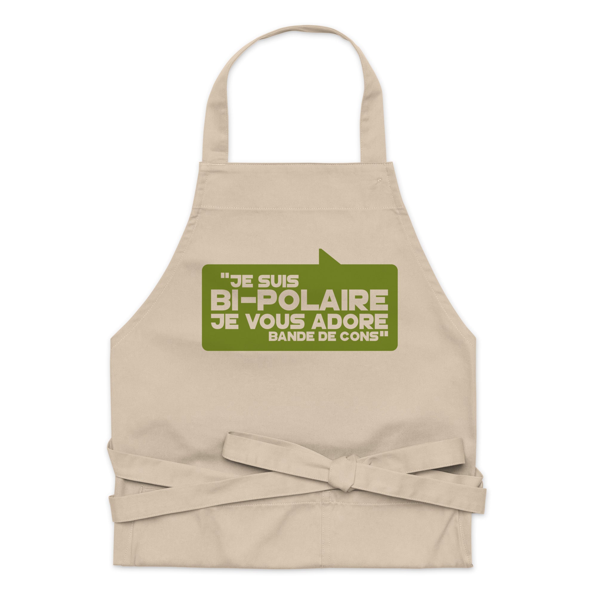 Bipolaire - Tablier en coton biologique