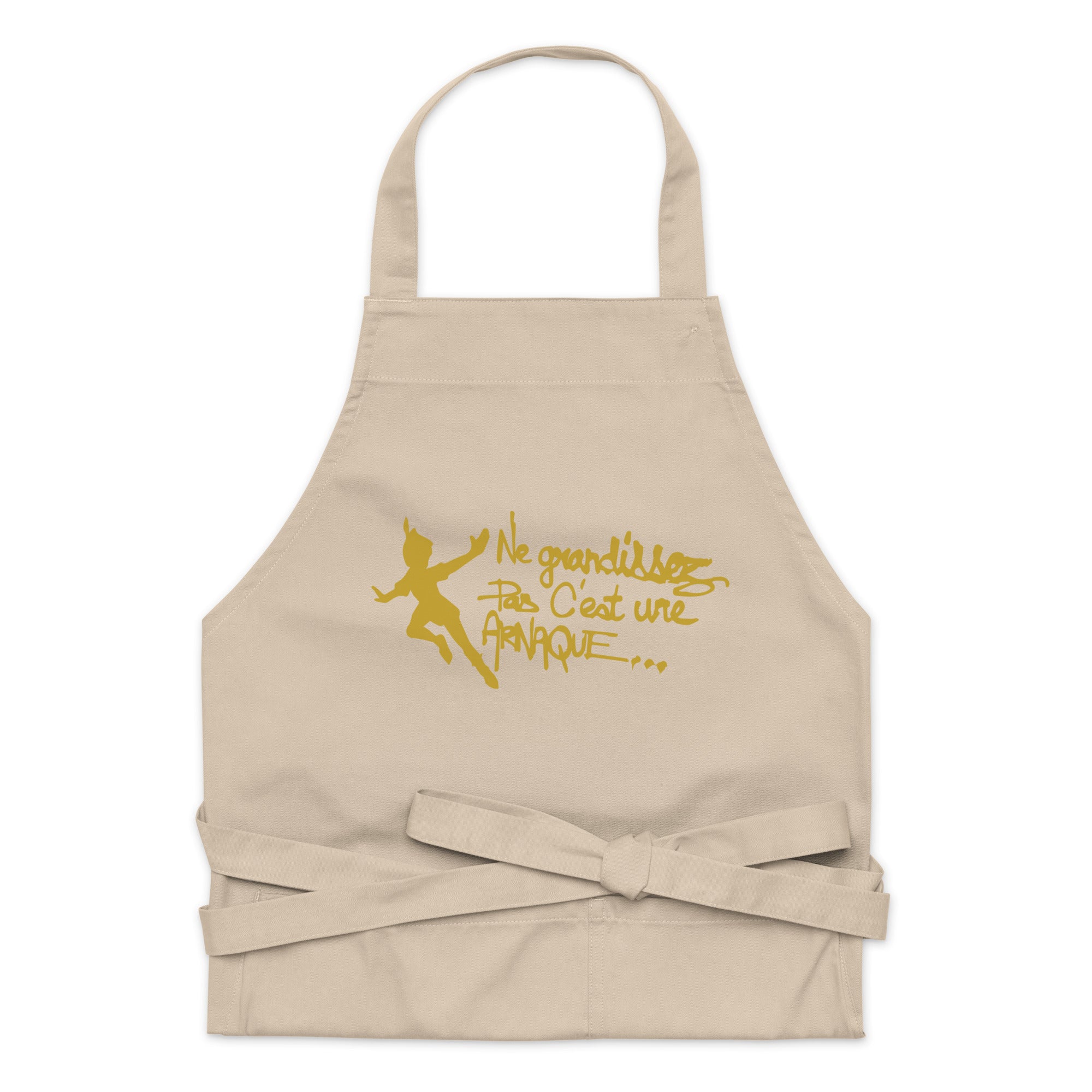 Ne grandissez pas - Tablier en coton biologique