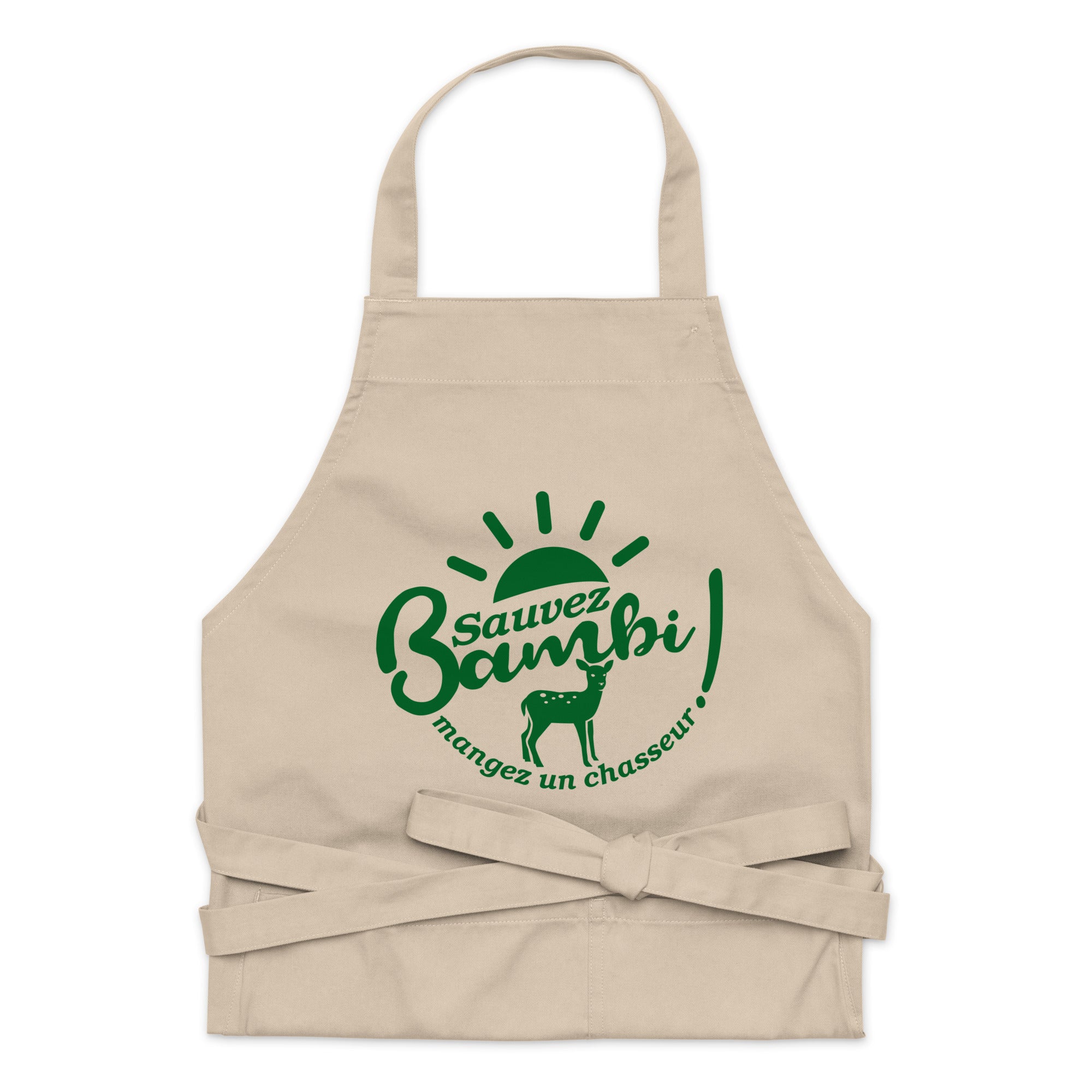 Sauvez bambi - Tablier en coton biologique