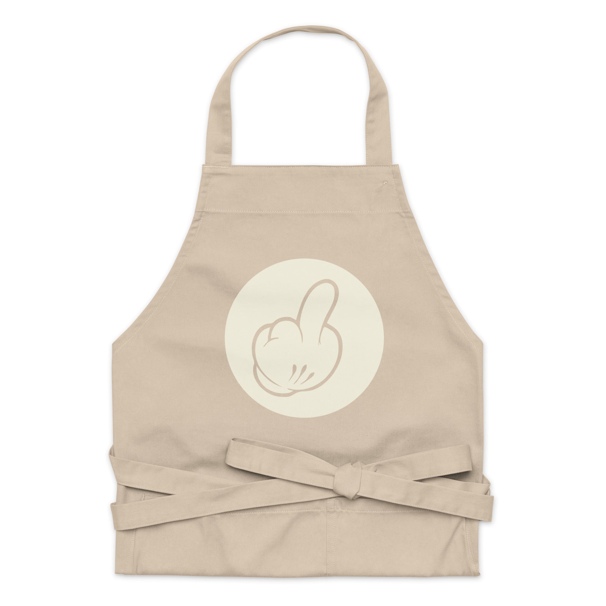 Fuck - Main de Mickey - Tablier en coton biologique