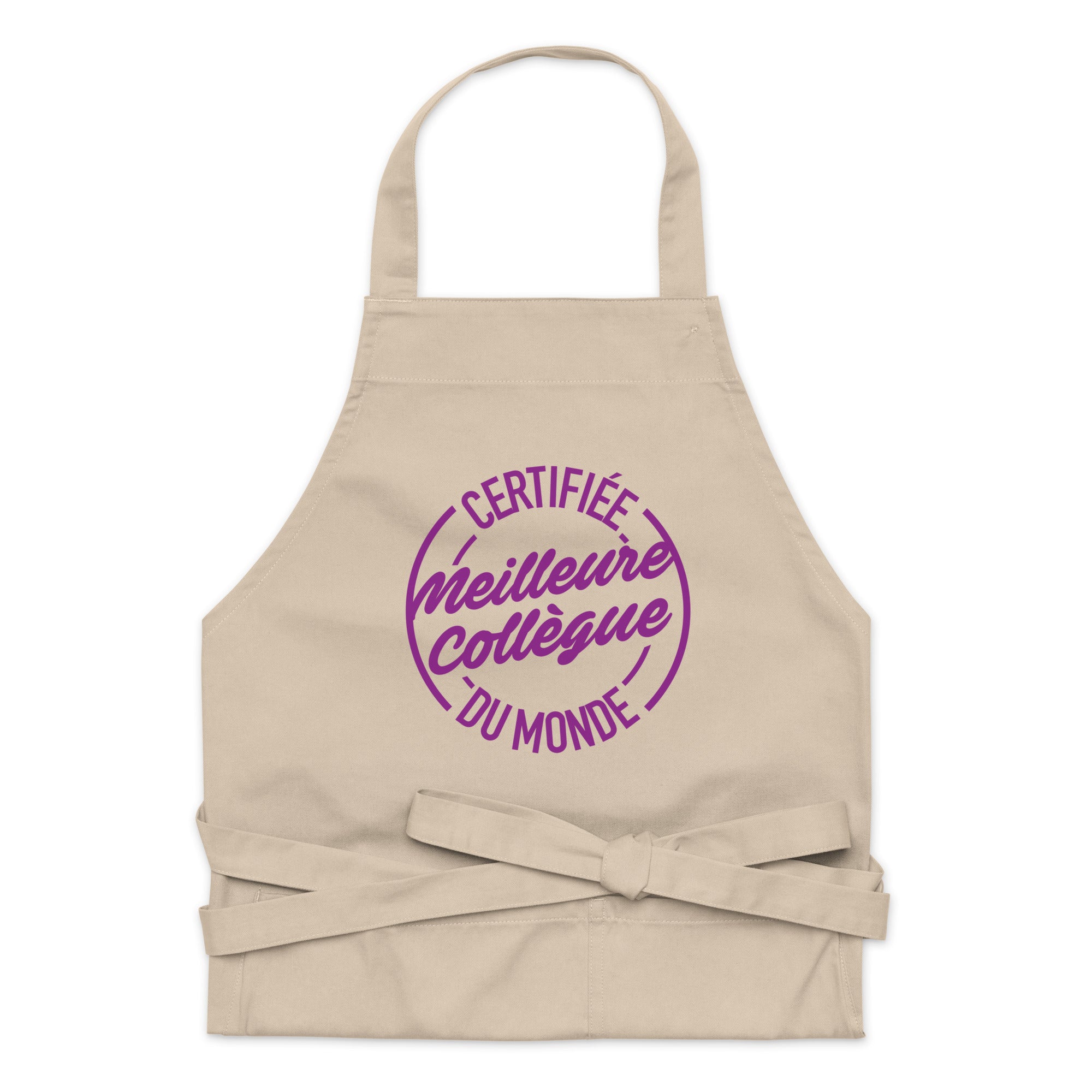 Certifiée meilleure collègue - Tablier en coton biologique