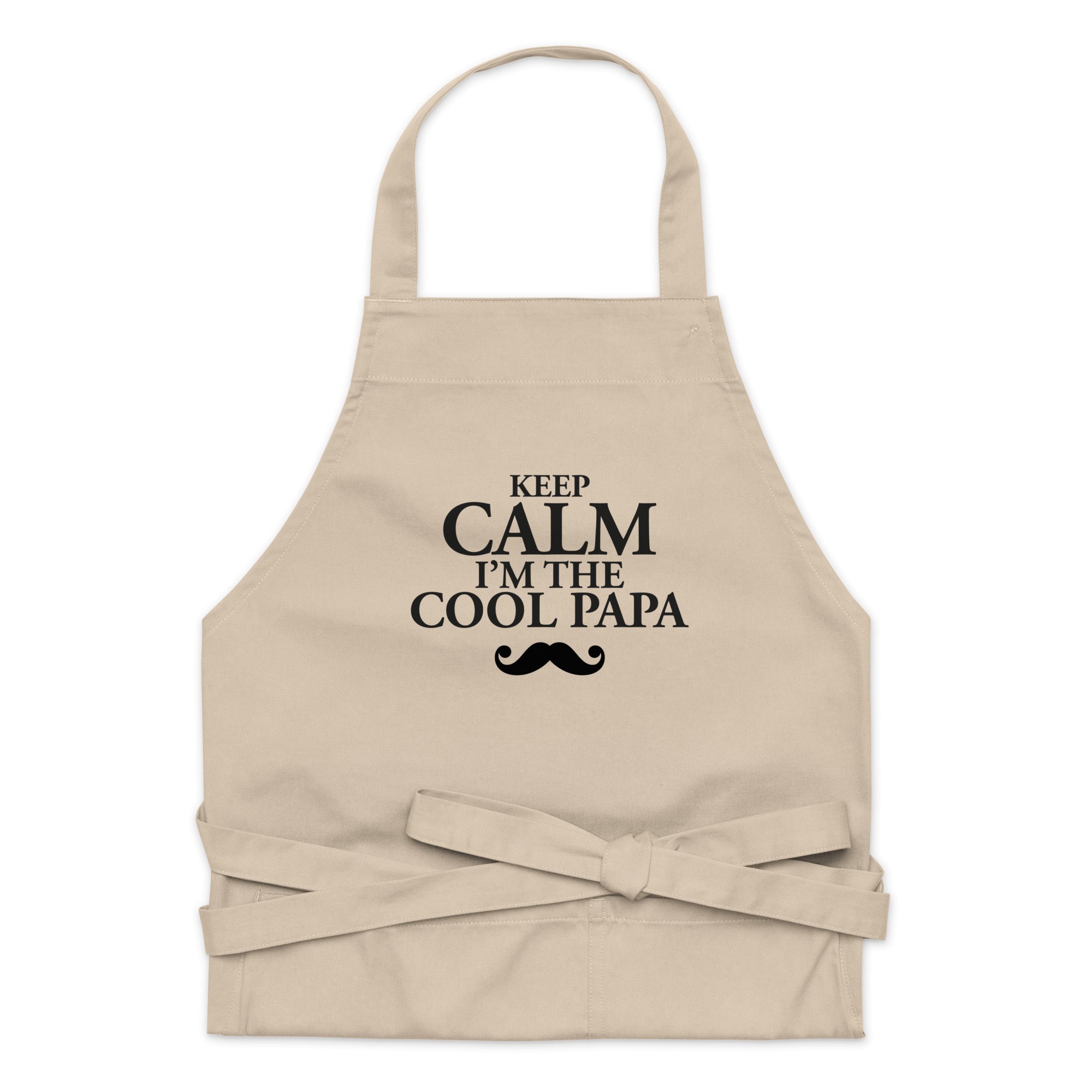 Keep calm papa - Tablier en coton biologique