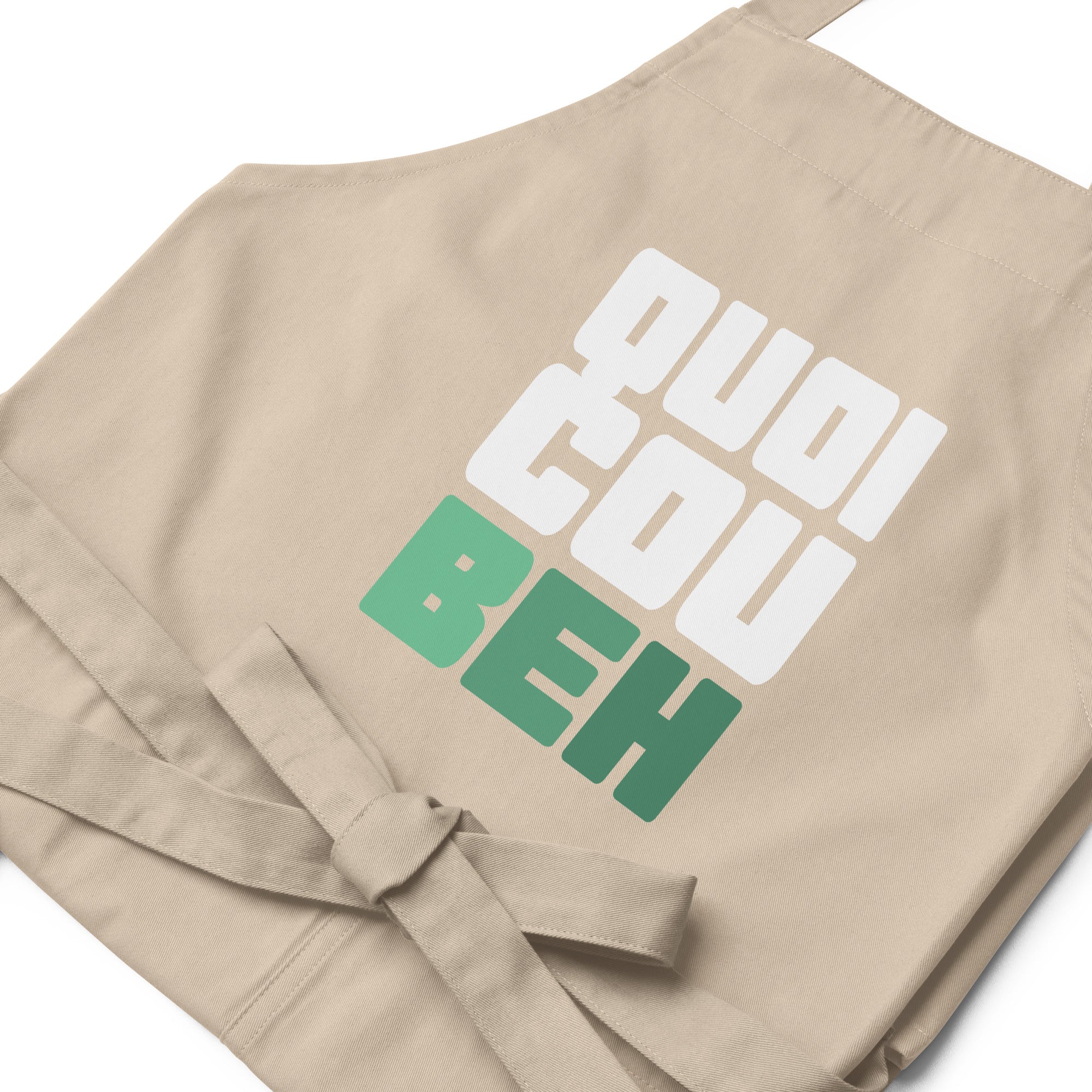 Quoicoubeh - Tablier en coton biologique