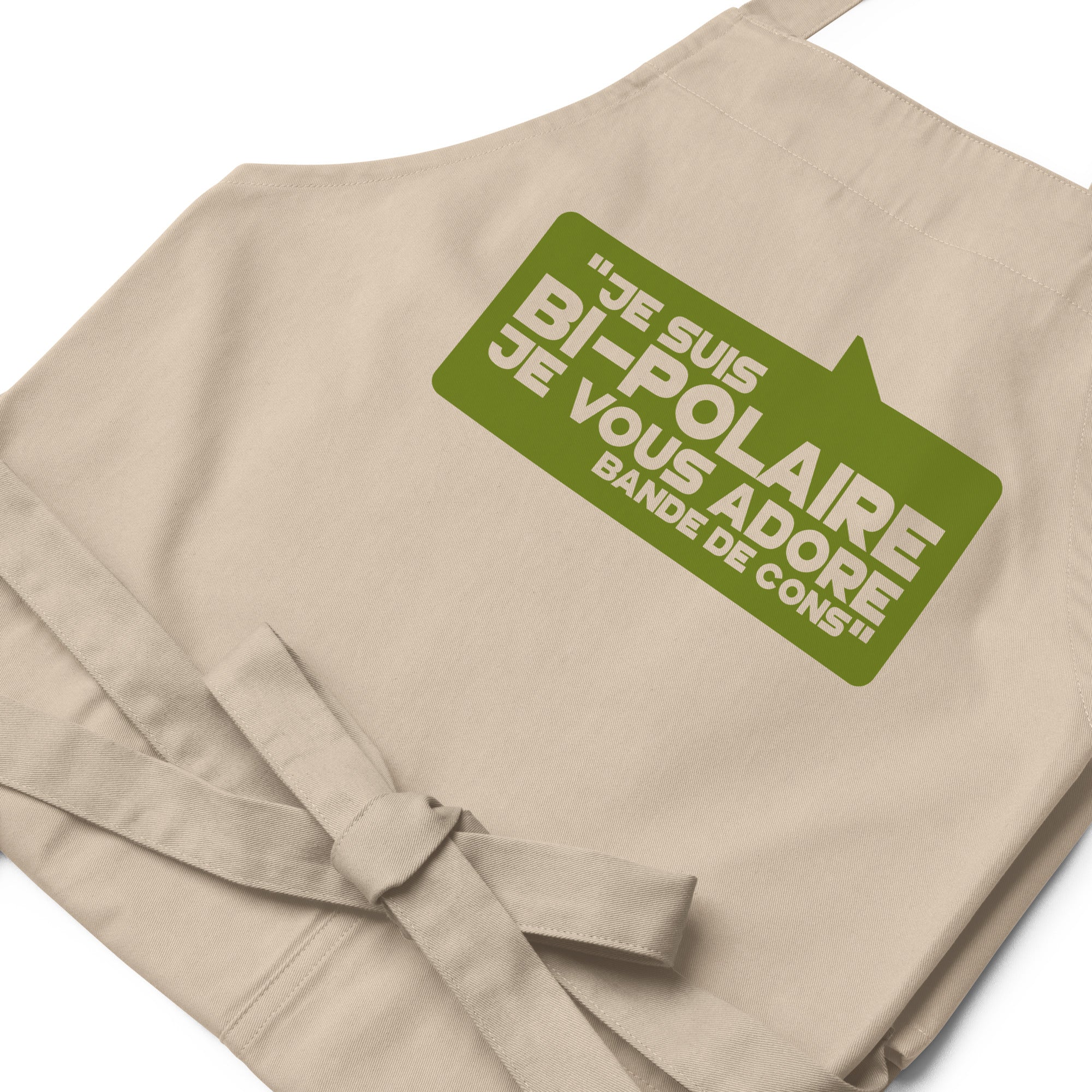 Bipolaire - Tablier en coton biologique