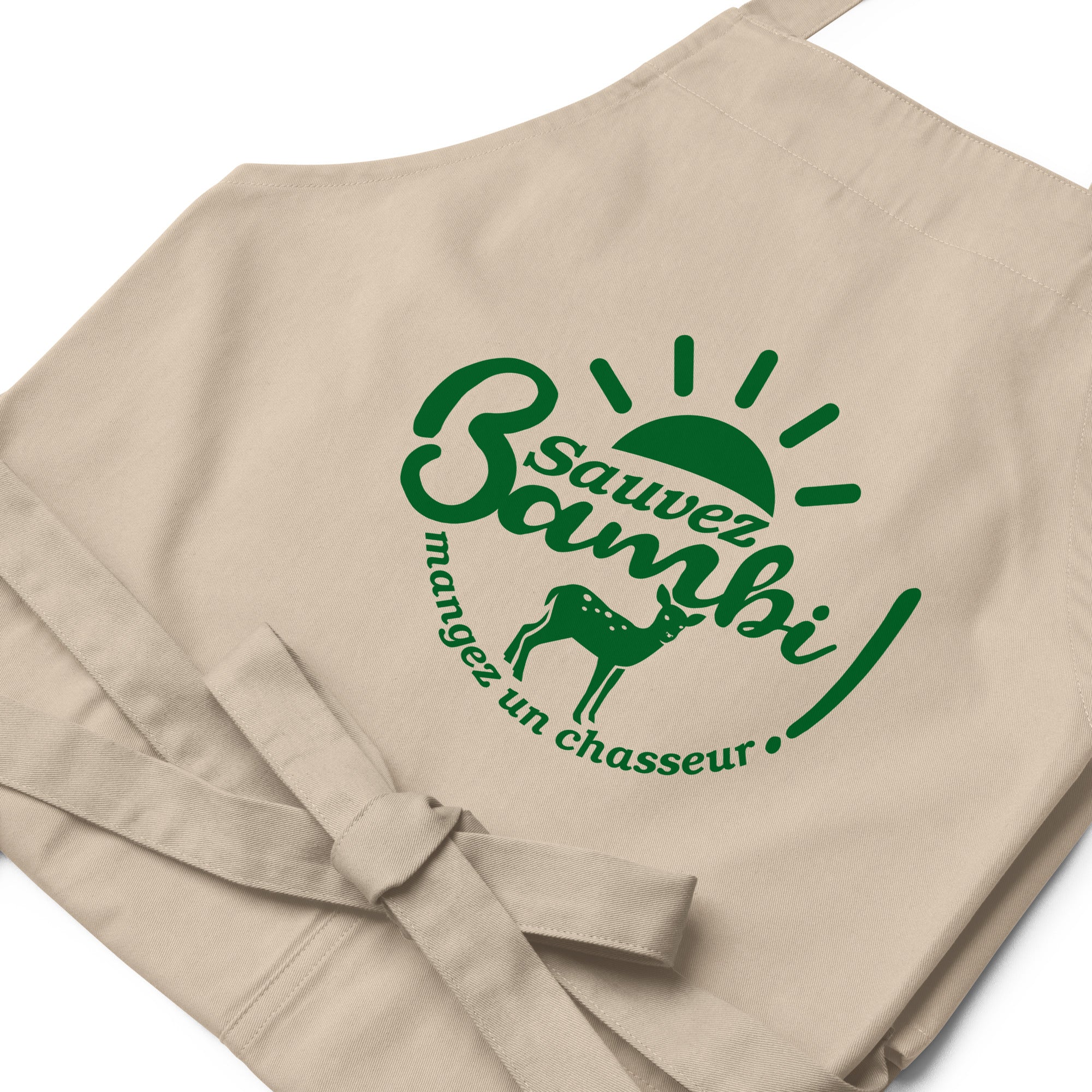 Sauvez bambi - Tablier en coton biologique