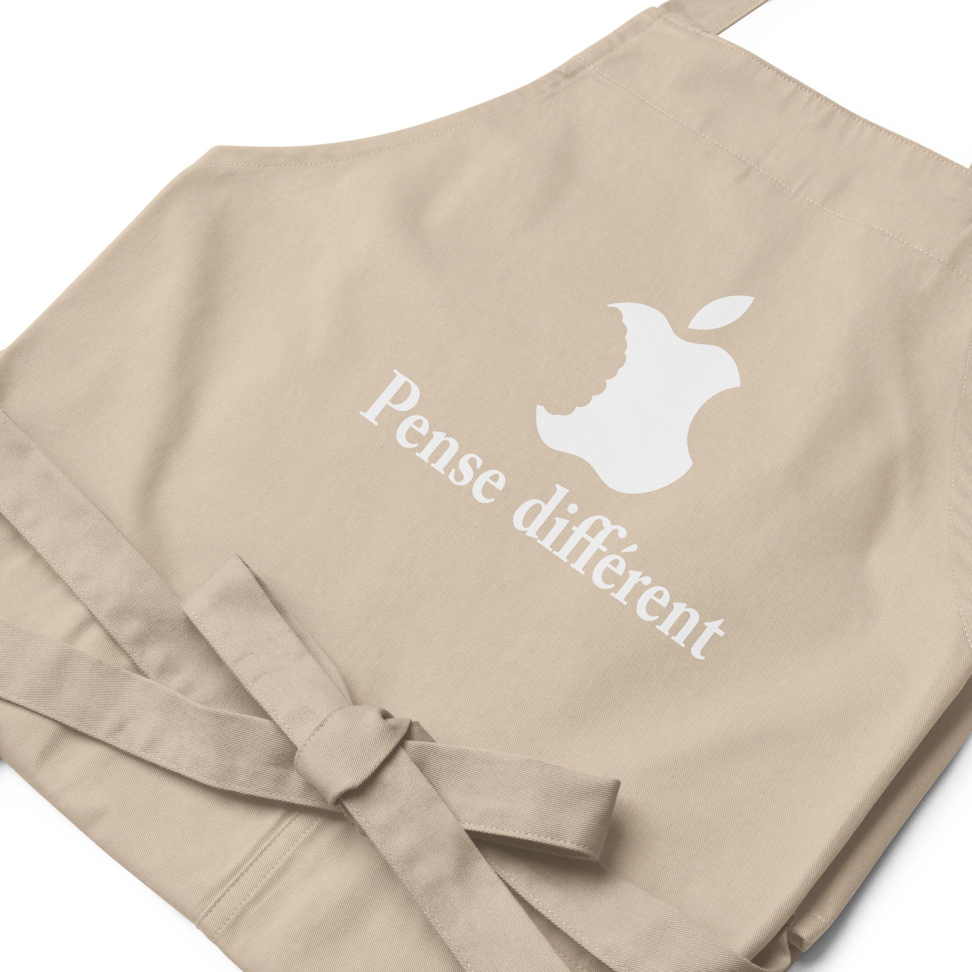 Pense différent - Tablier en coton biologique
