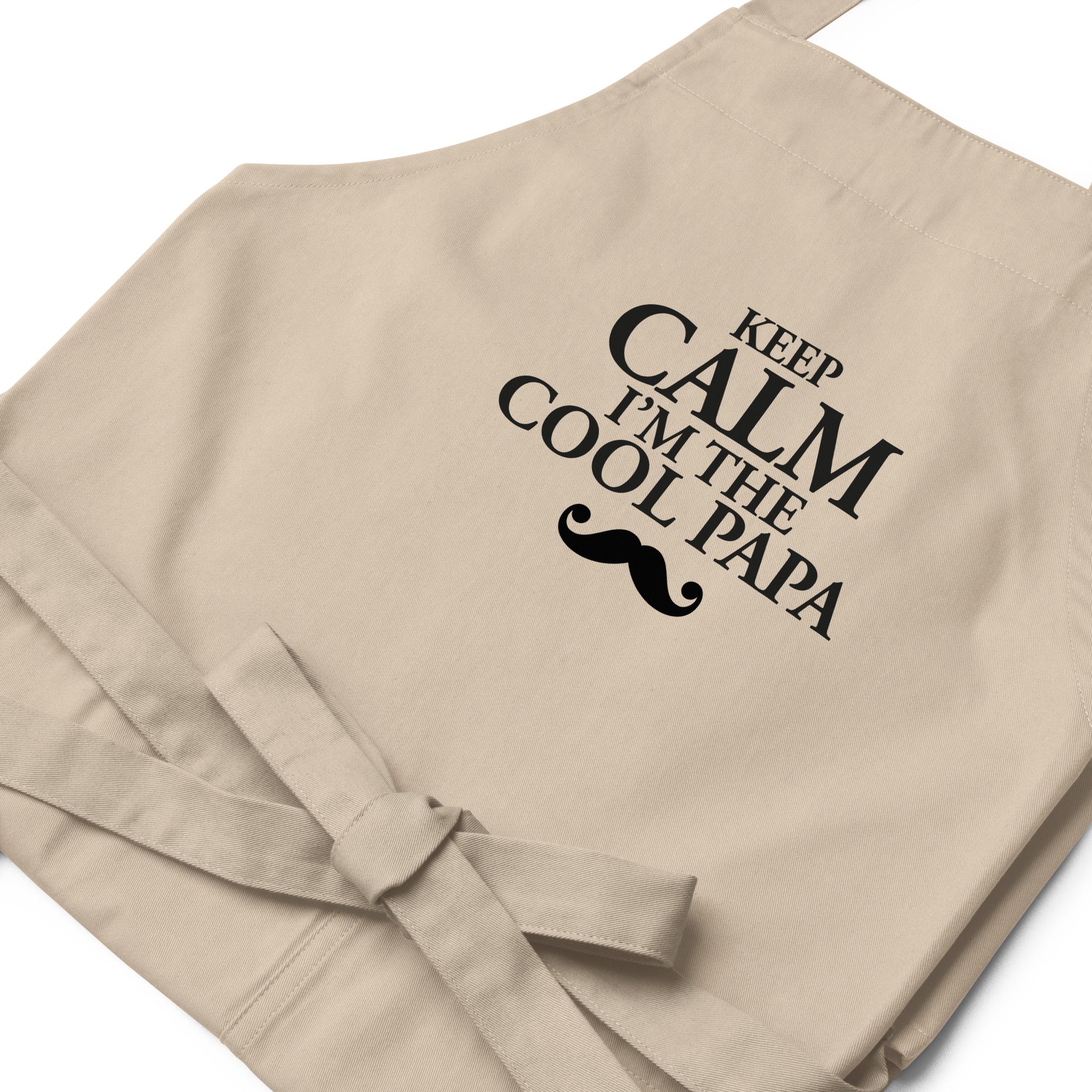 Keep calm papa - Tablier en coton biologique