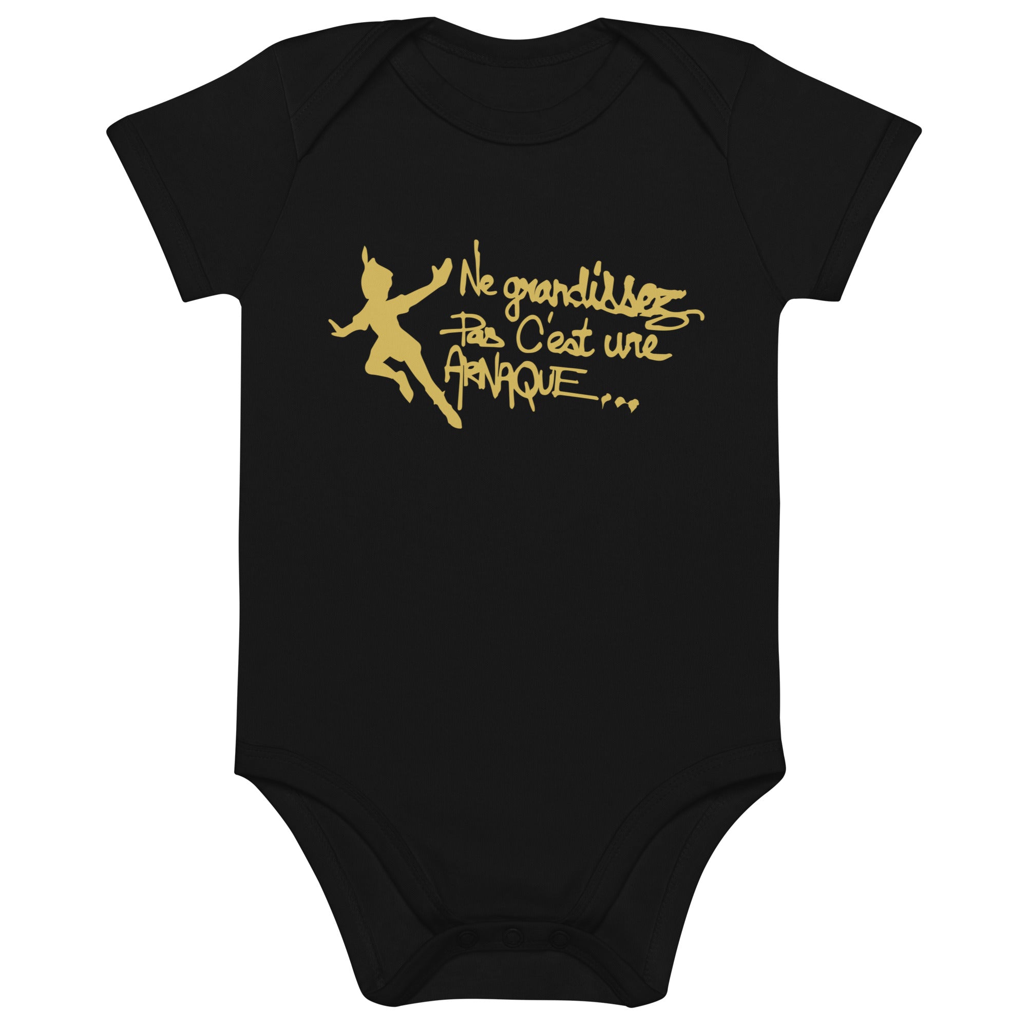 Ne grandissez pas - Body en coton bio bébé