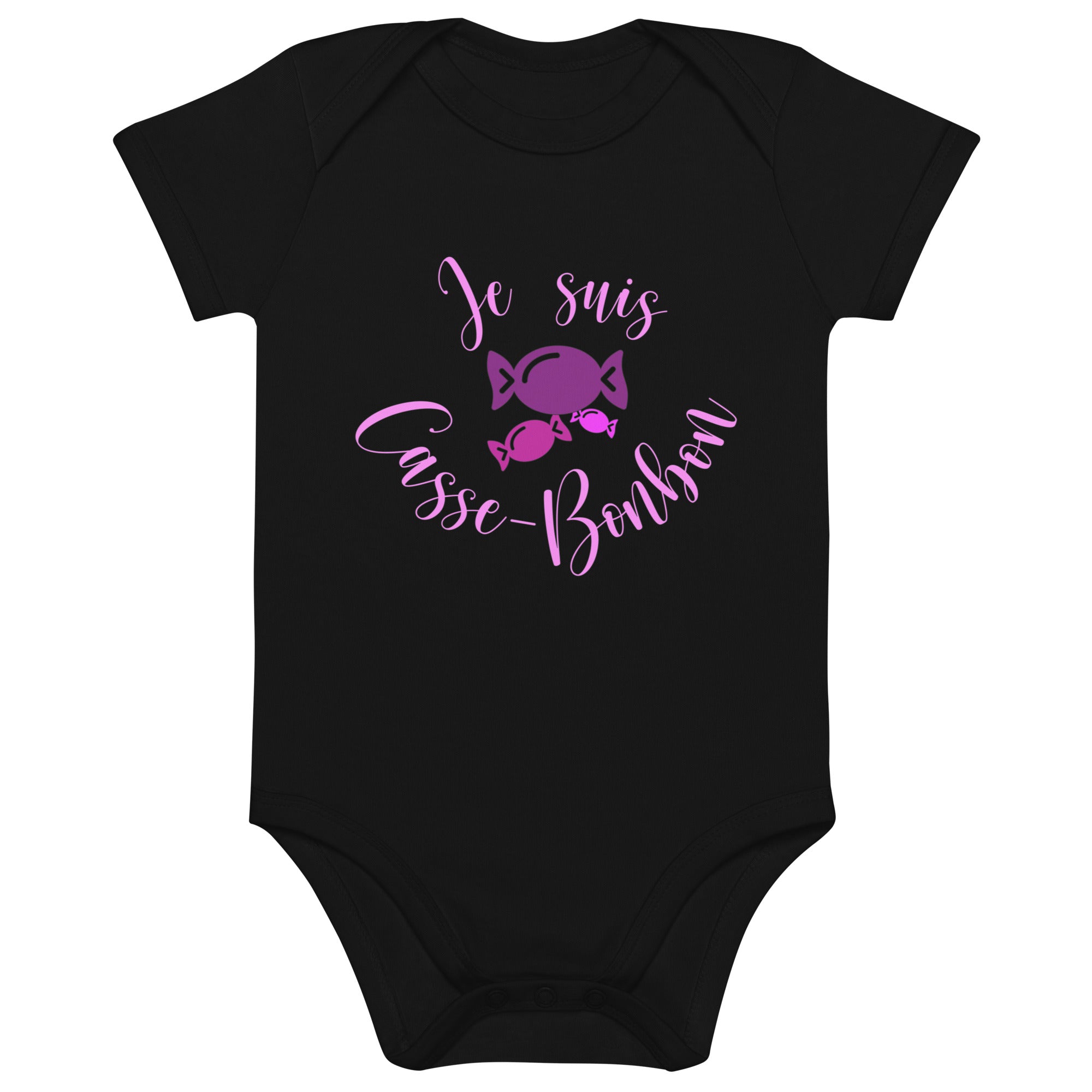 Je suis casse - bonbon - Body en coton bio bébé