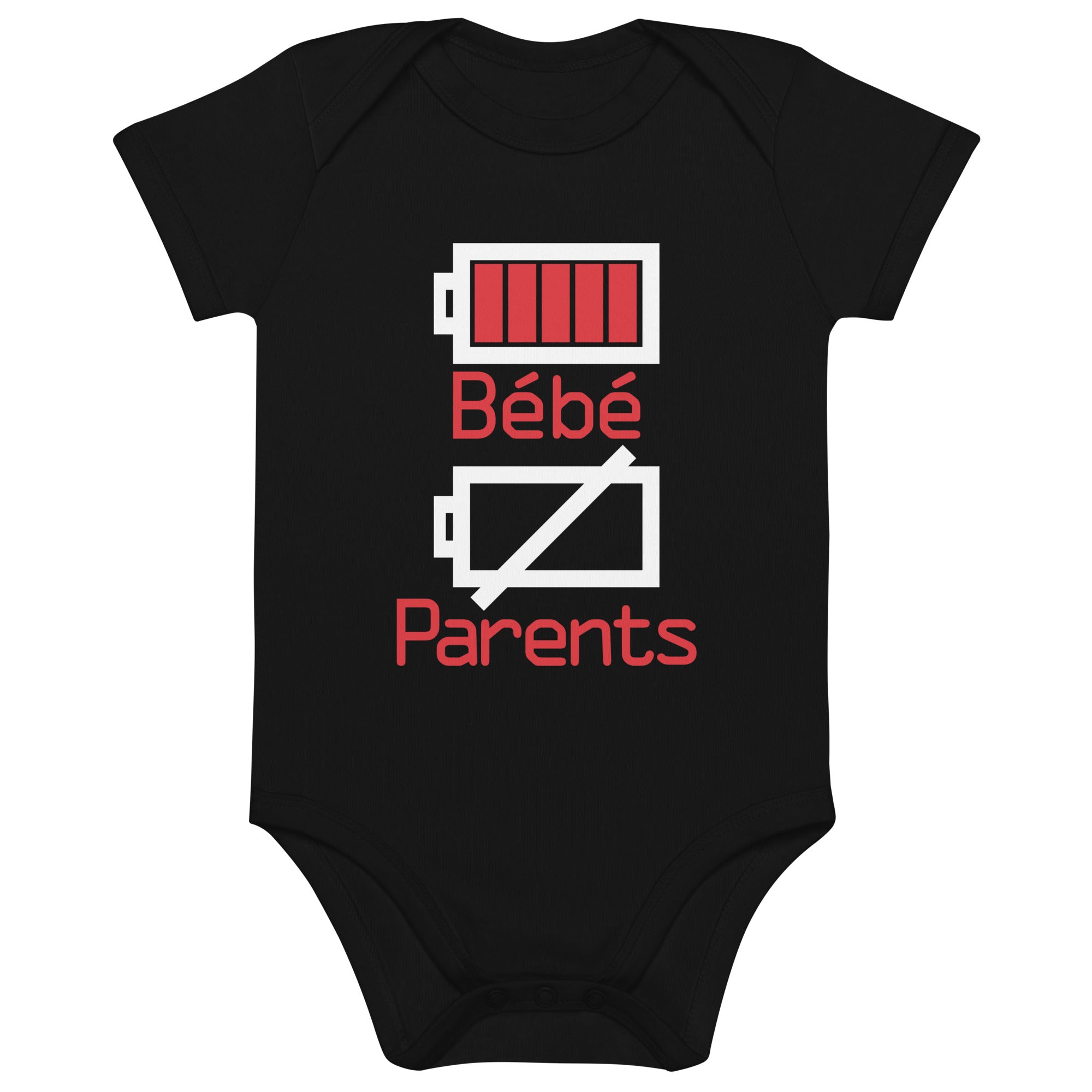 Bébé batterie pleine - Body en coton bio bébé