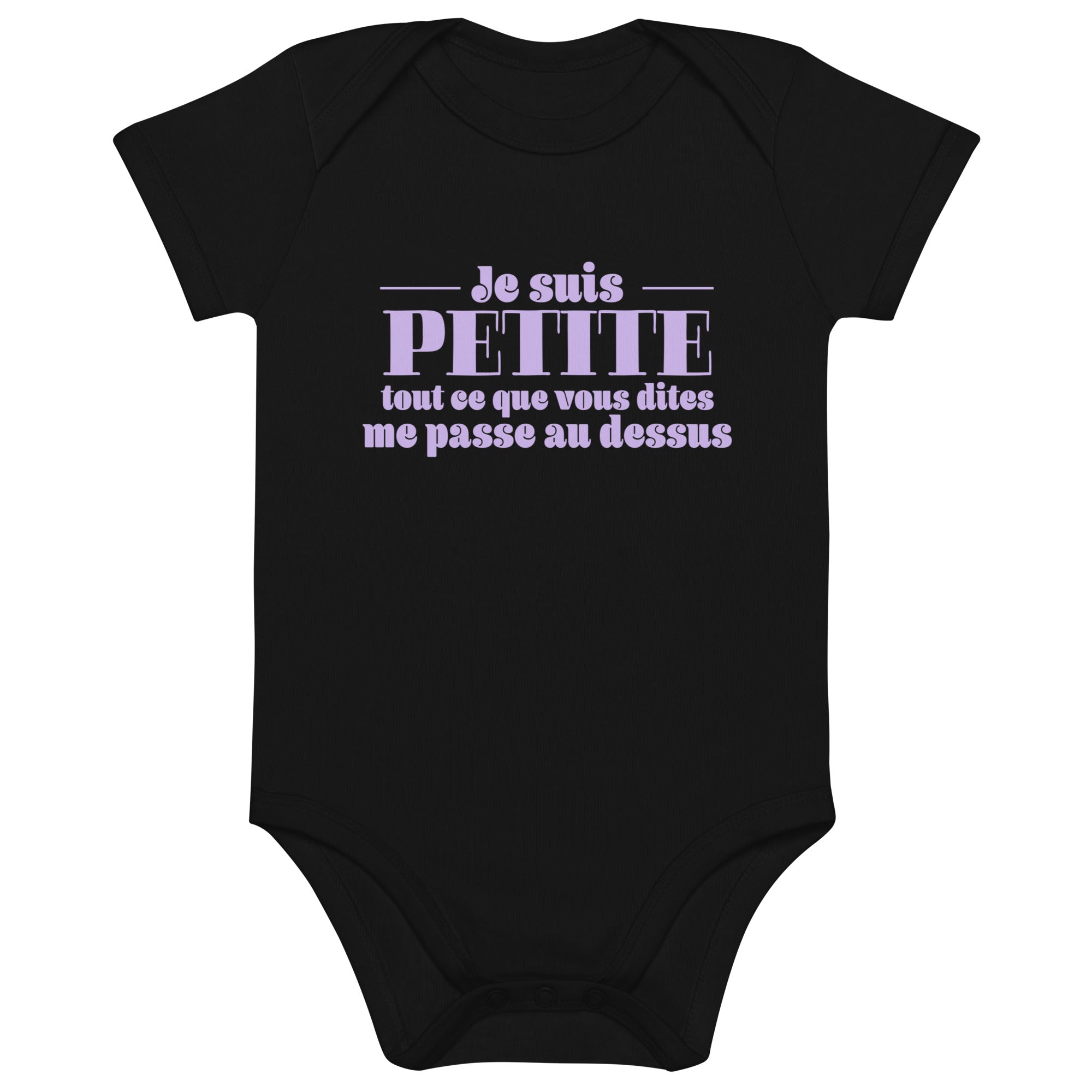 Je suis petite - Body en coton bio bébé