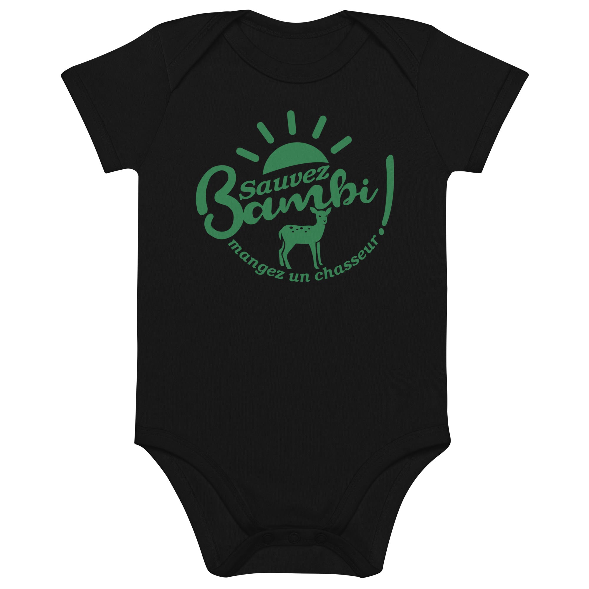 Sauvez Bambi - Body en coton bio bébé