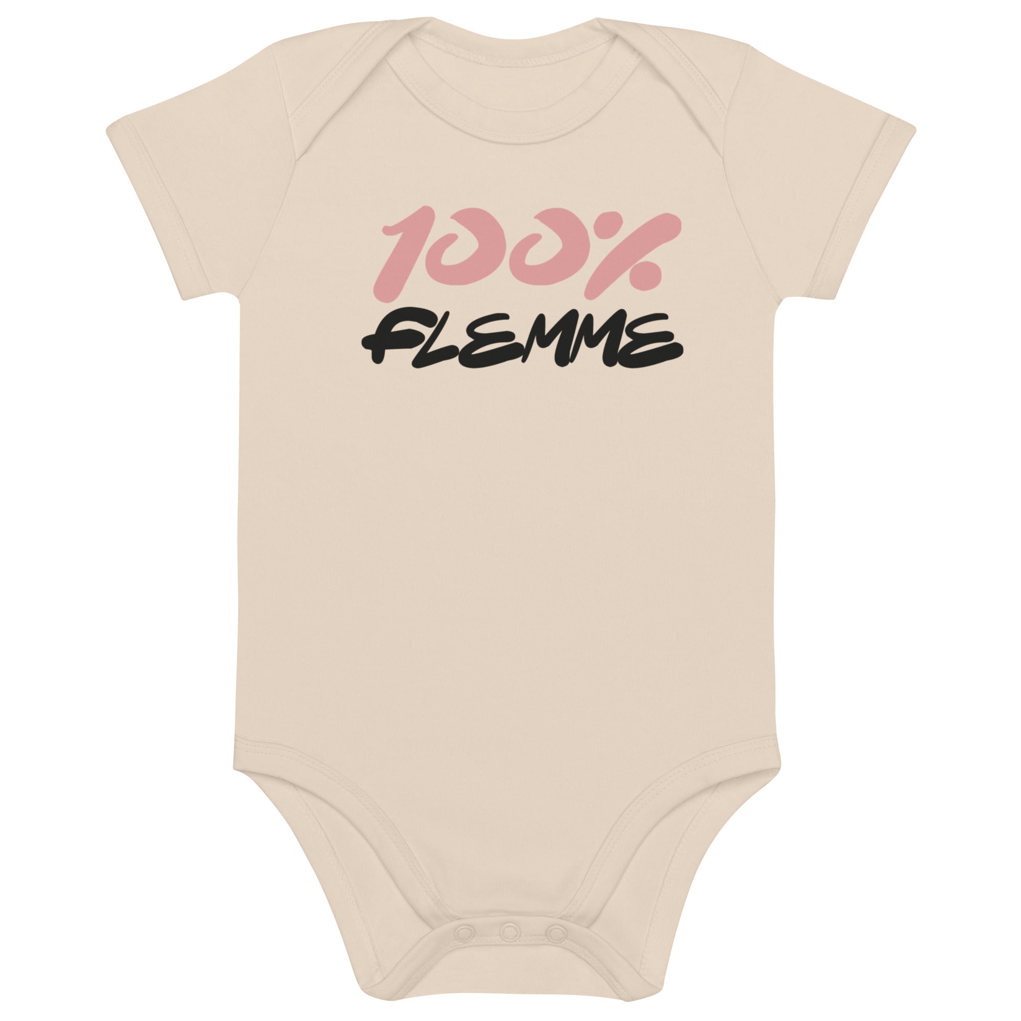100% Flemme - Body en coton bio bébé