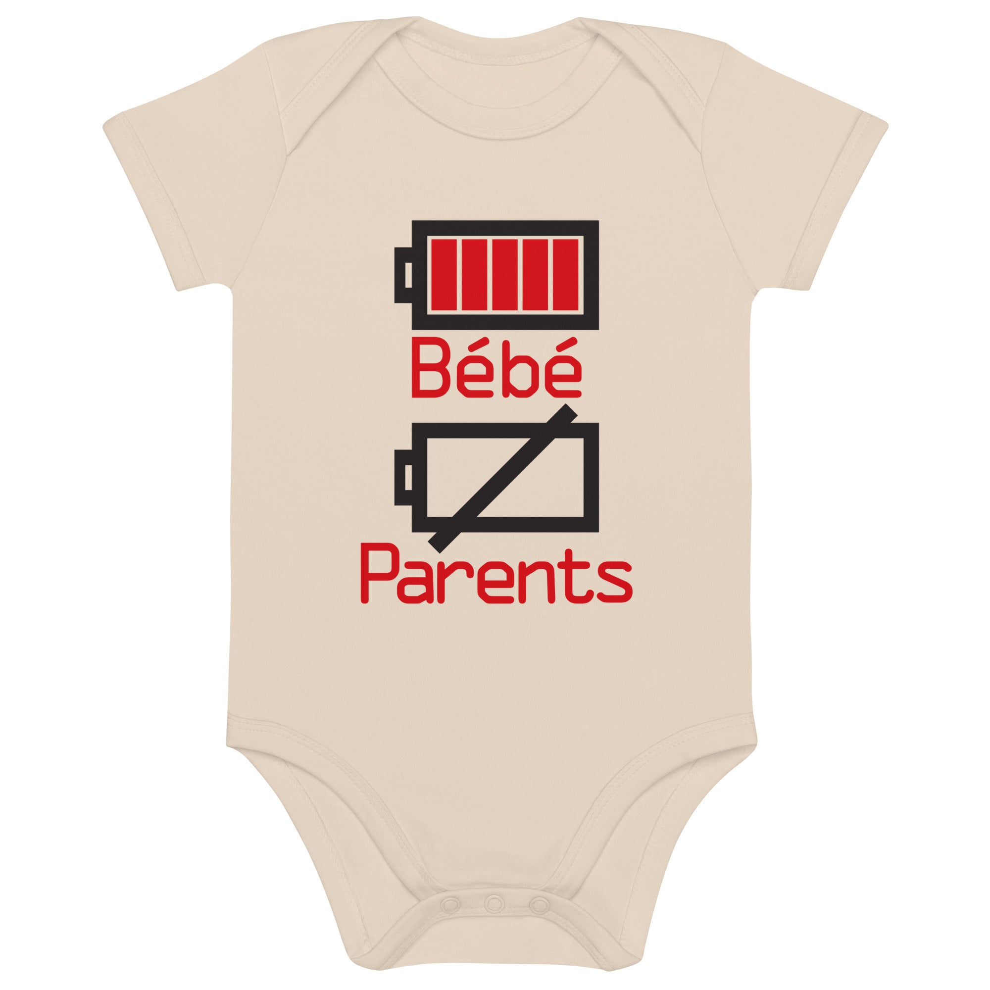 Bébé batterie pleine - Body en coton bio bébé