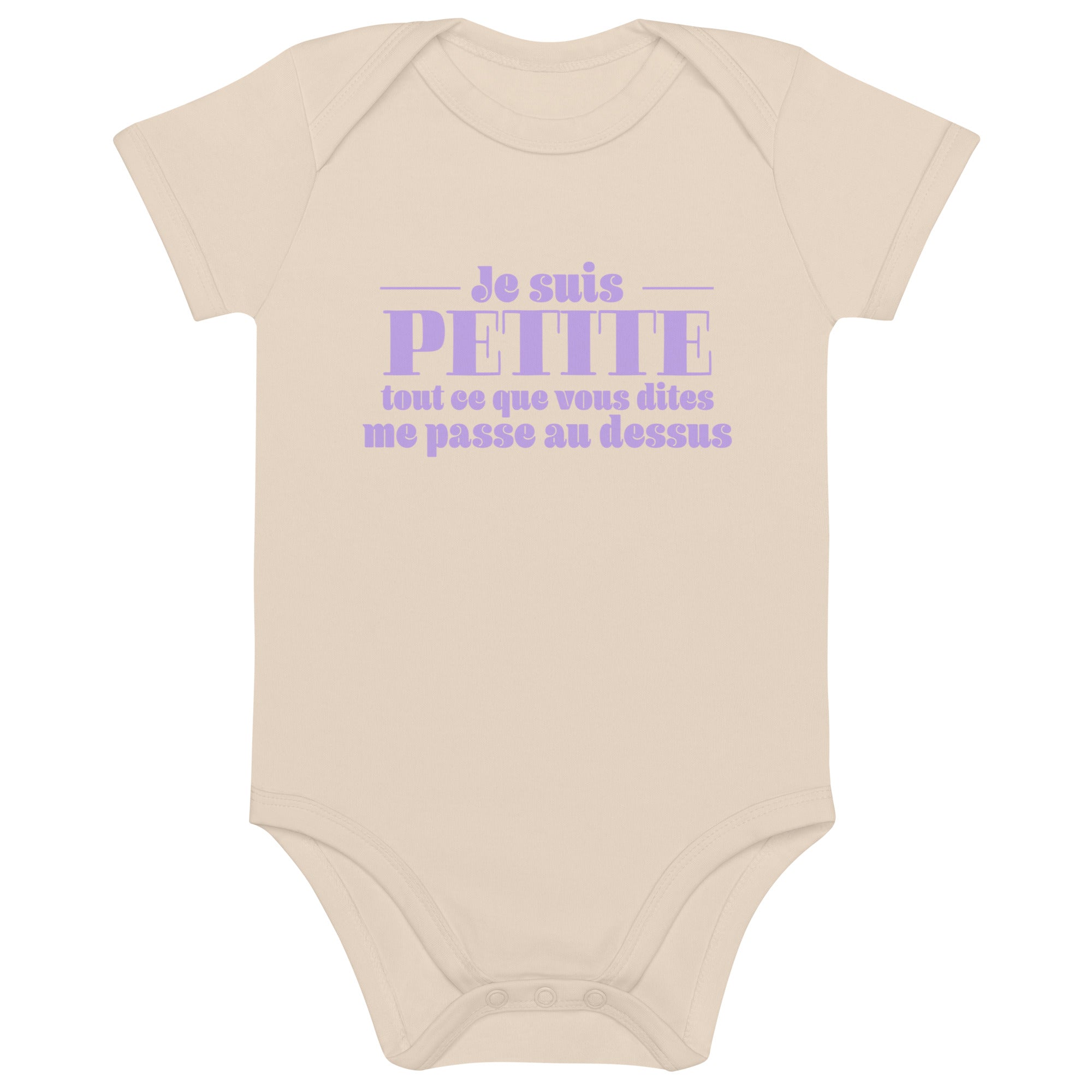 Je suis petite - Body en coton bio bébé