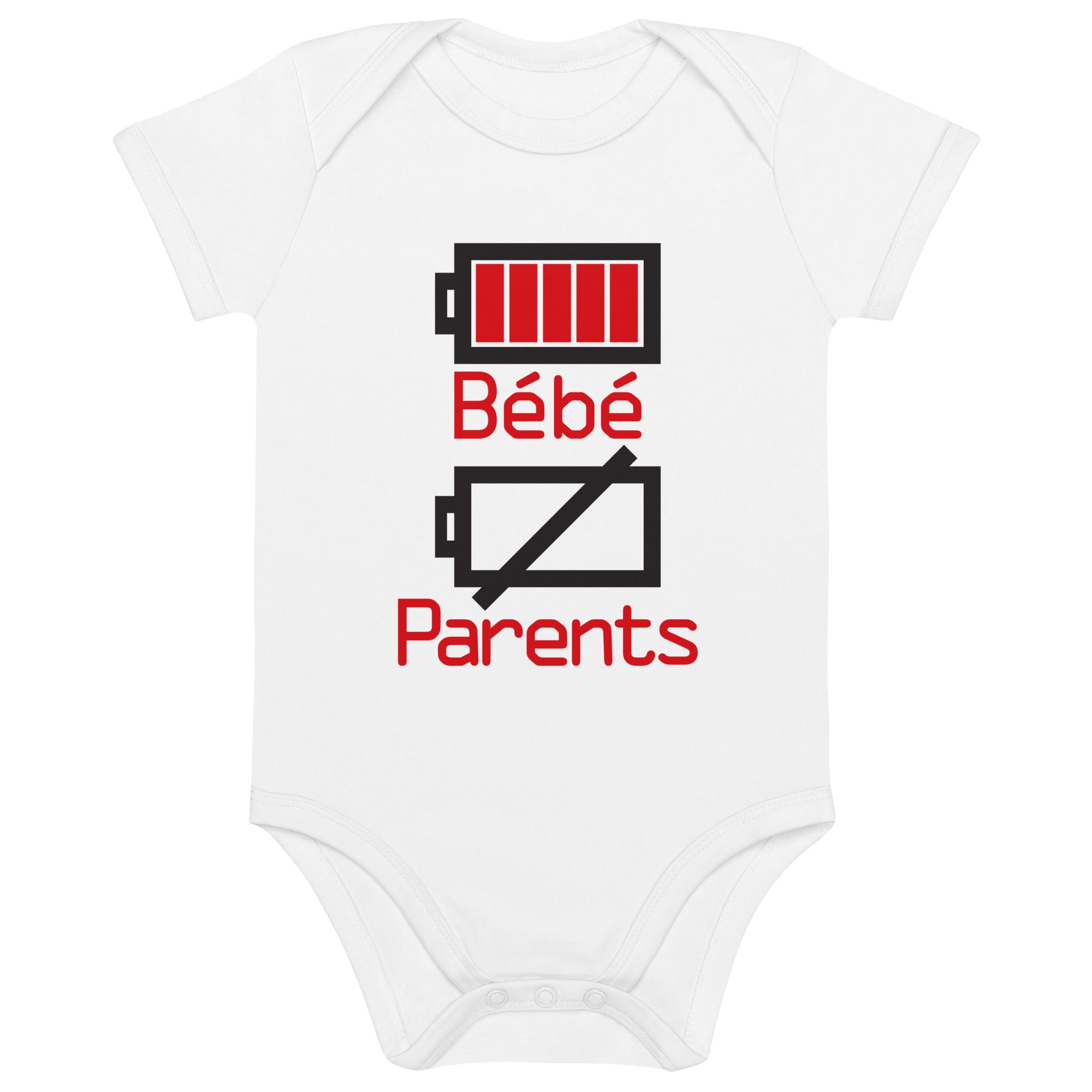 Bébé batterie pleine - Body en coton bio bébé