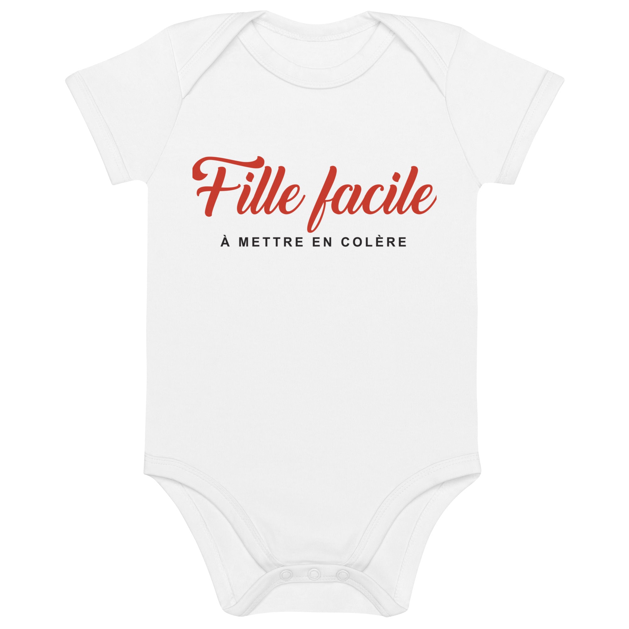 Fille facile - Body en coton bio bébé