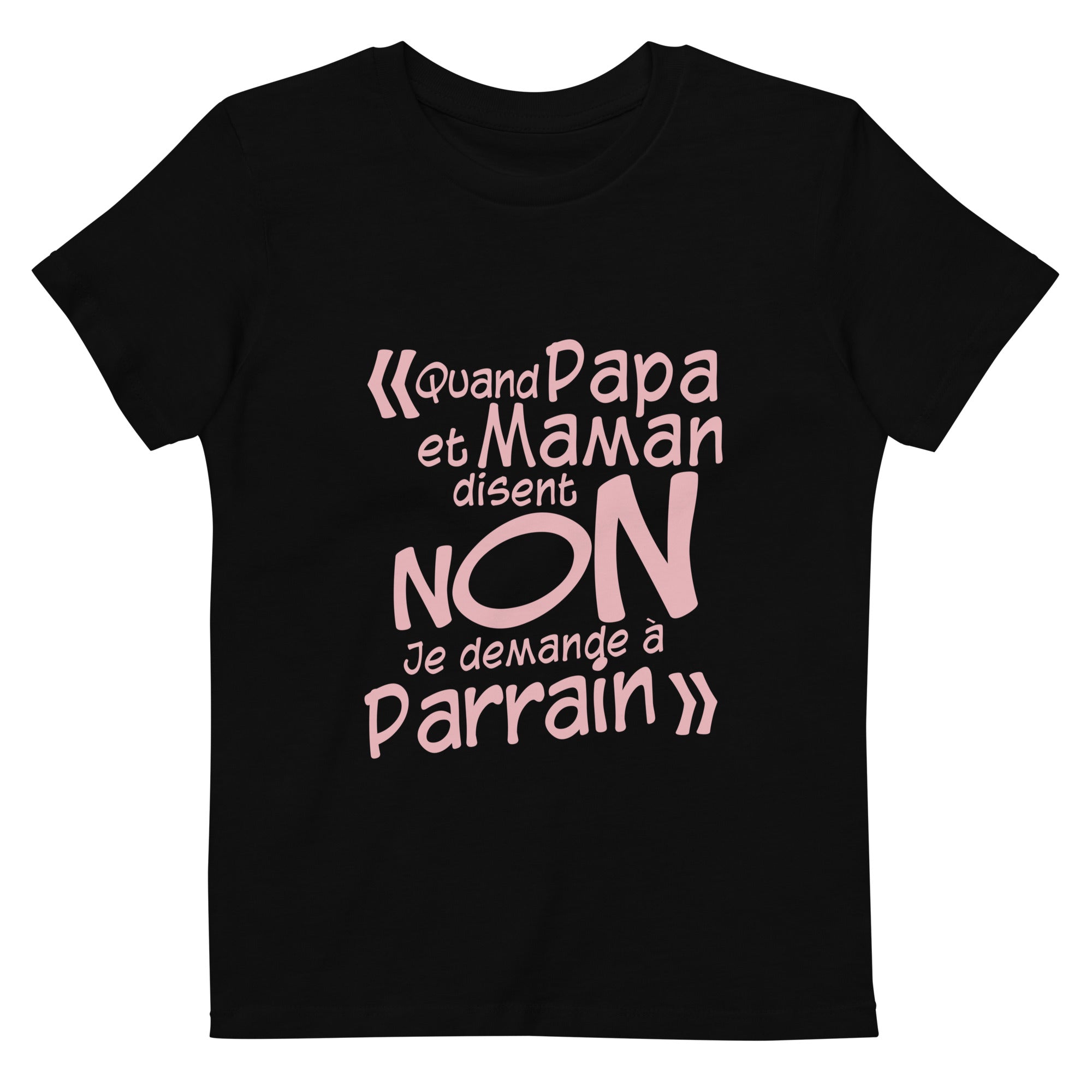 Je demande à parrain - T-shirt en coton bio enfant