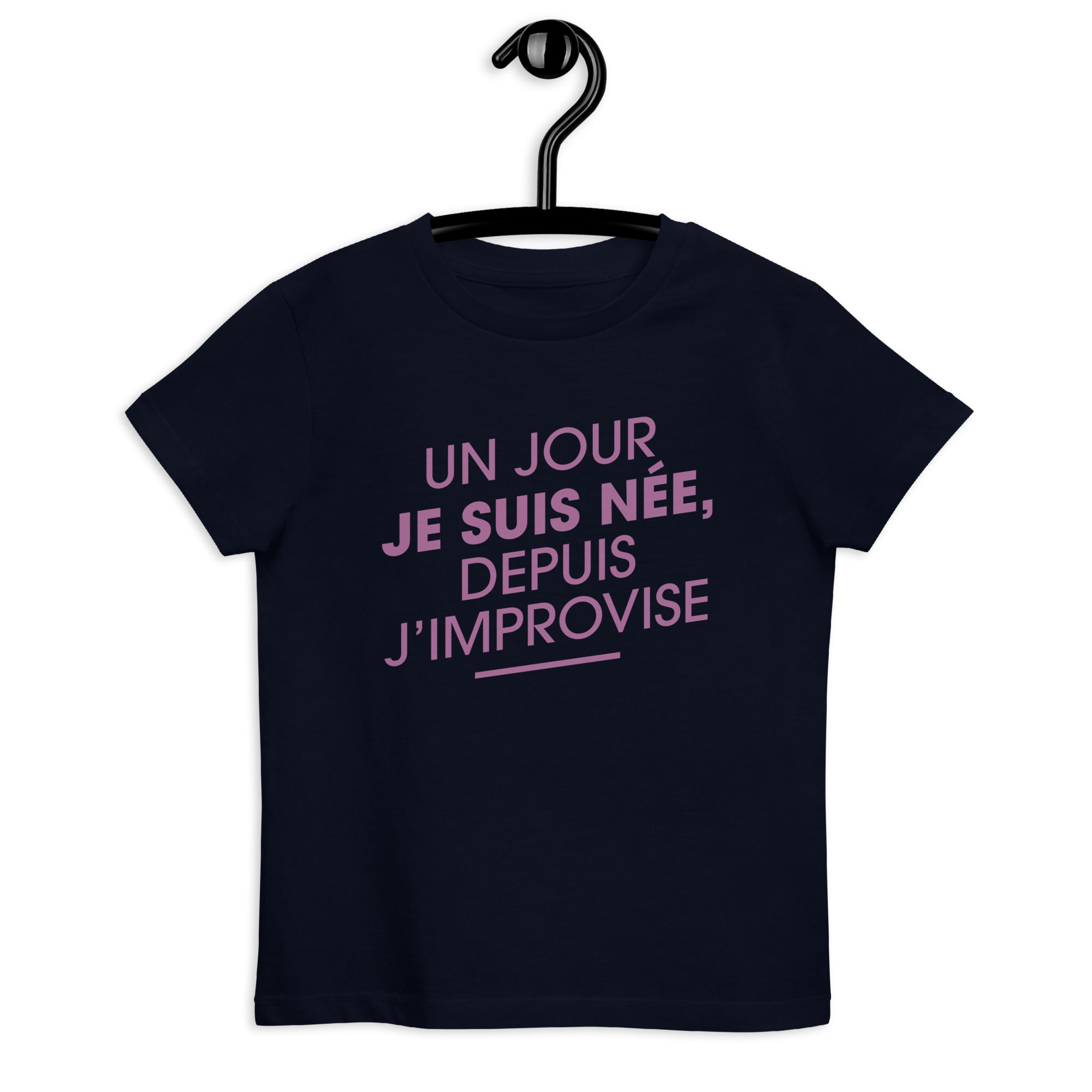 Un jour je suis née - T-shirt en coton bio enfant